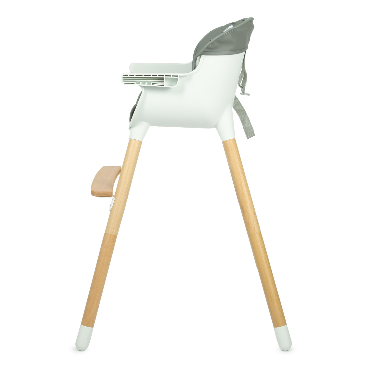 Стульчик для кормления Babyton Woody Grey трансформер - фото 4