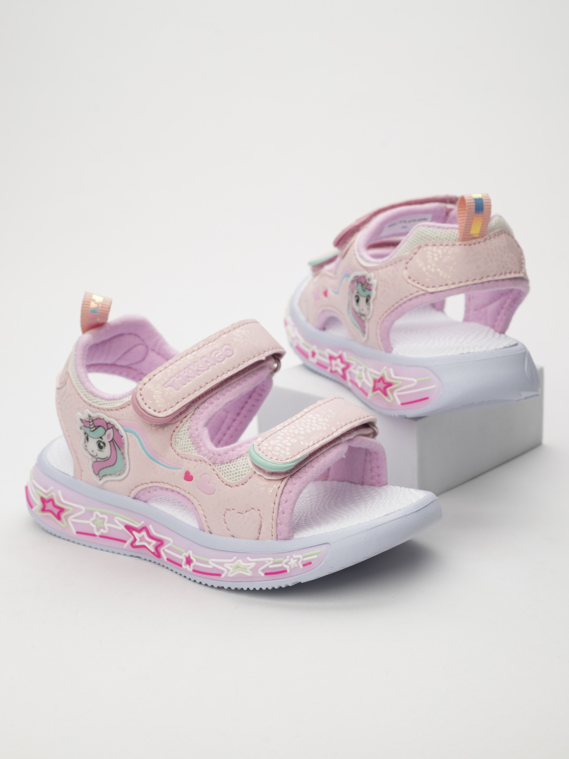 Сандалии TikkaGo 4E03_2578_pink-white - фото 2