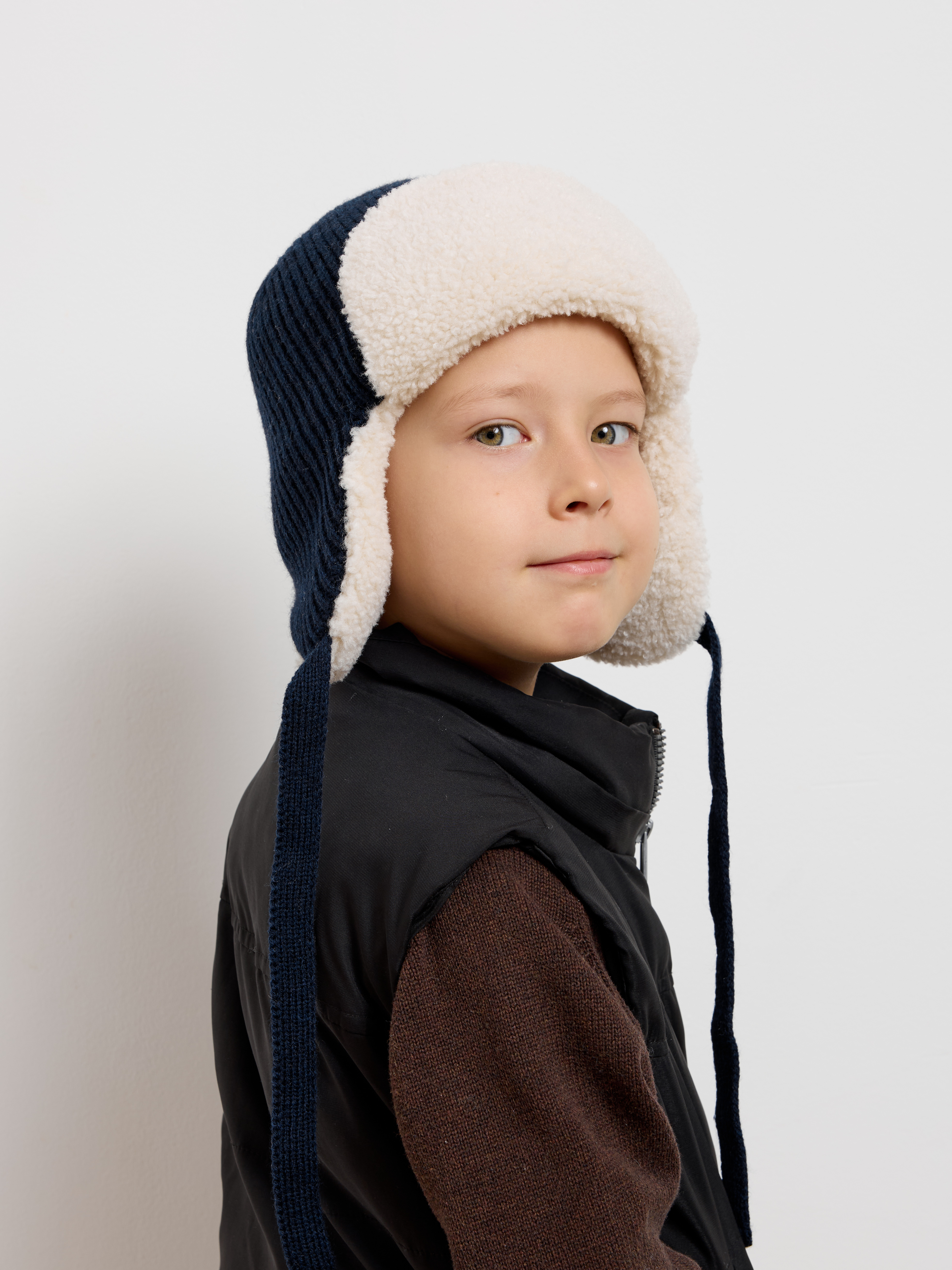 Шапка-ушанка Starkoff Kids Д301109 - фото 6