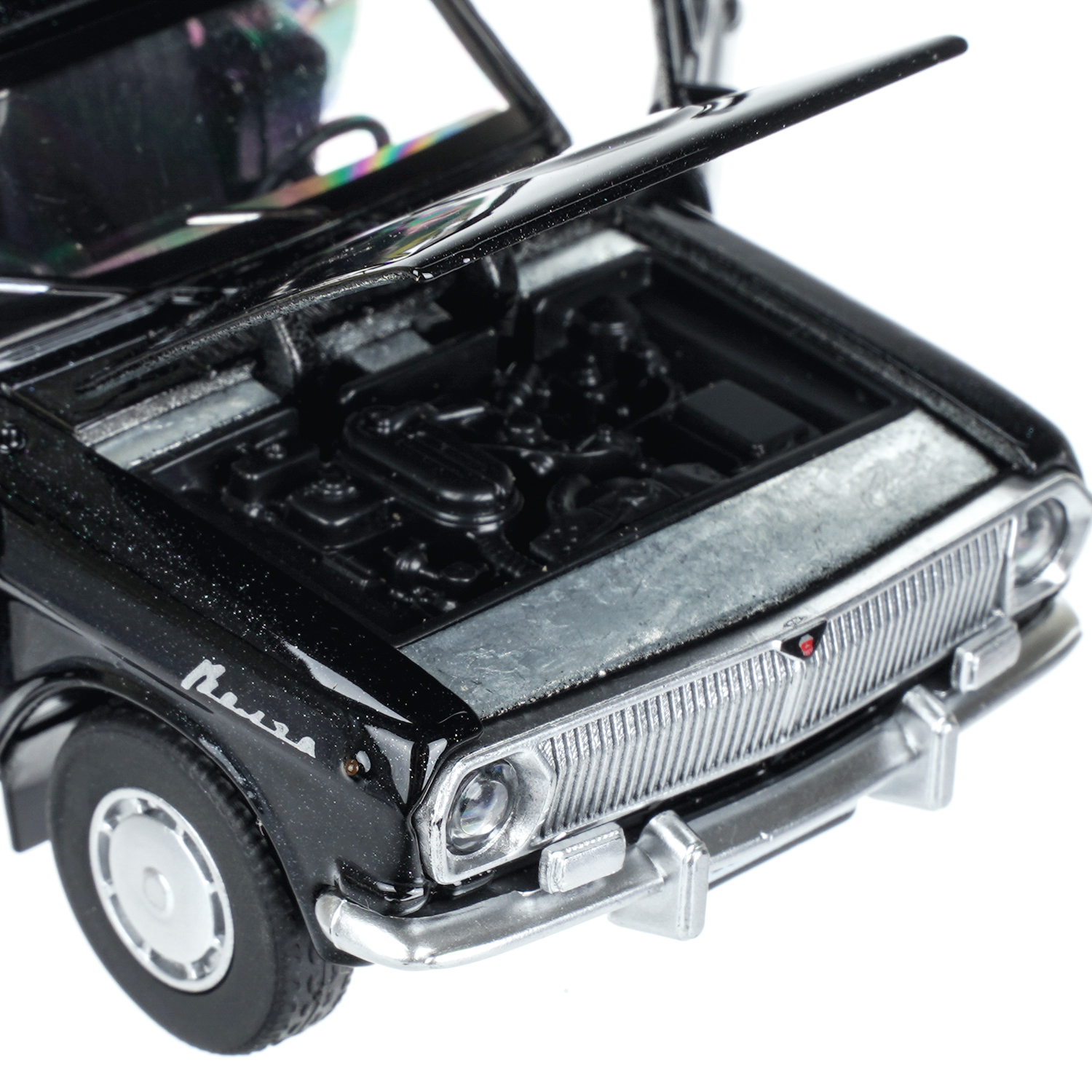 Автомобиль Технопарк ГАЗ Волга Черная 1:32 410484 - фото 7