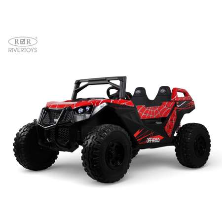 Электромобиль RIVERTOYS A707AA-LUX-NEW-RED-SPIDER С пультом ДУ