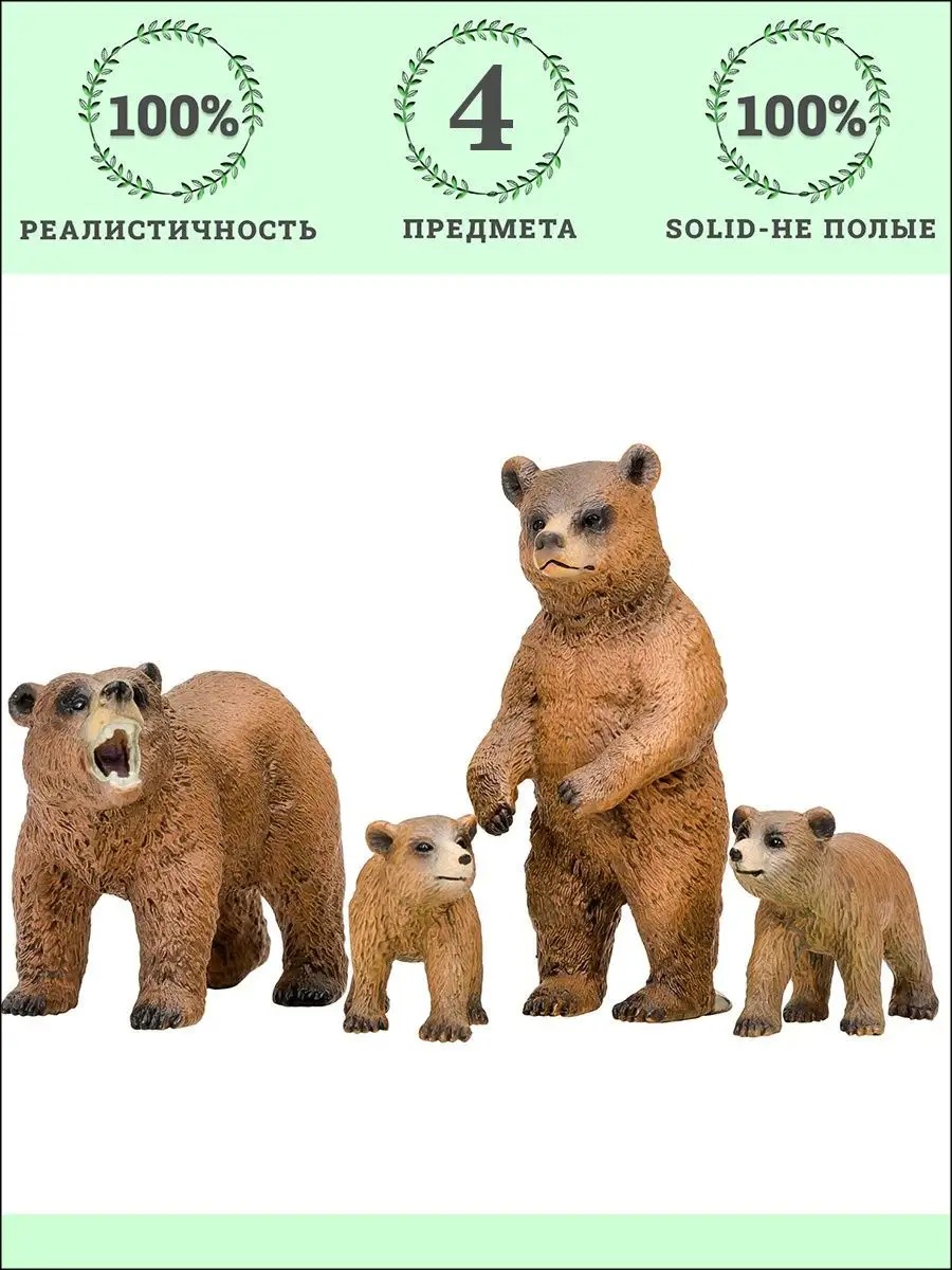 Игровой набор Masai Mara Семья медведей - фото 11