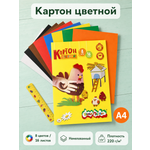 Цветной картон Каляка-Маляка 16 лист.