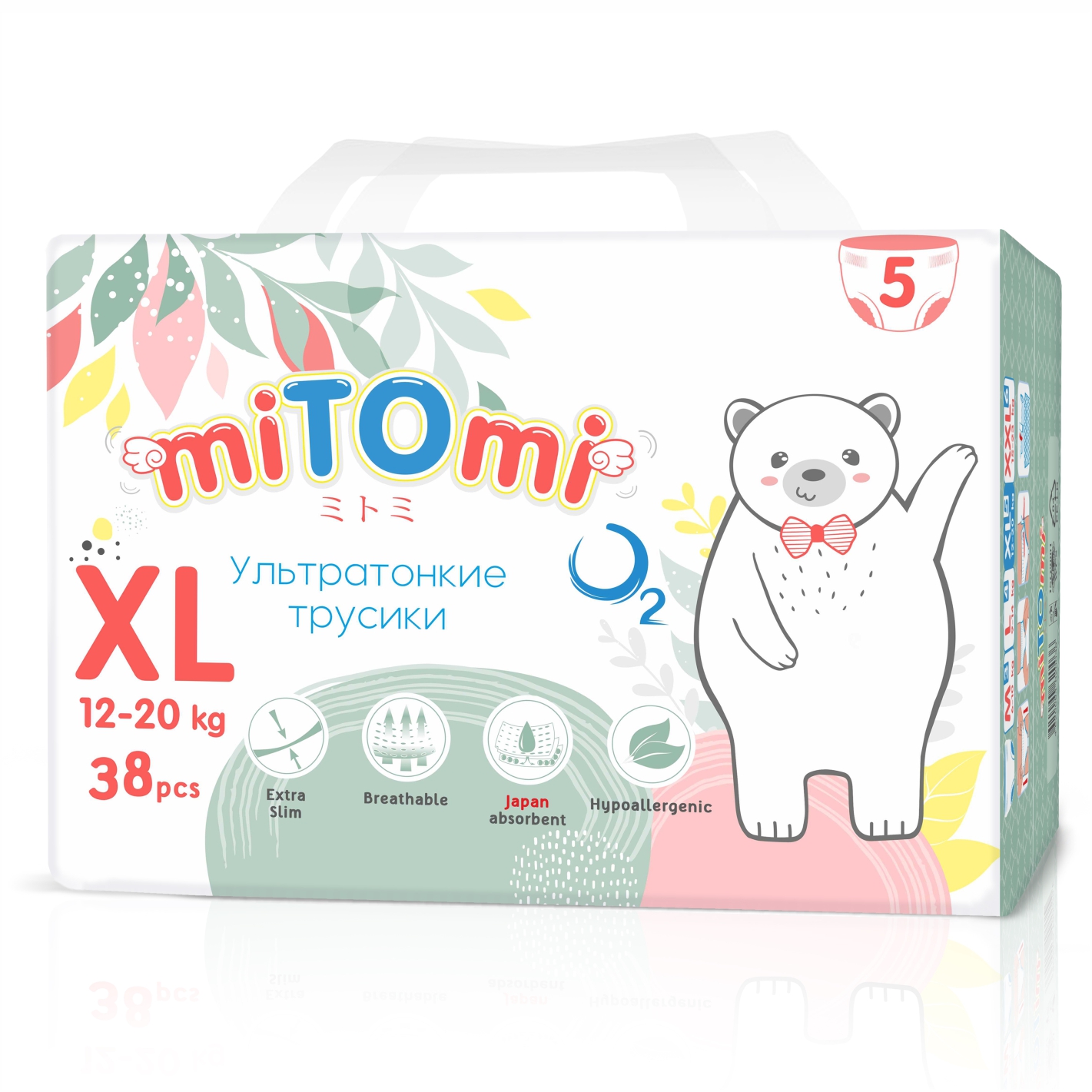 Трусики miTOmi O2 XL 38 шт. - фото 2