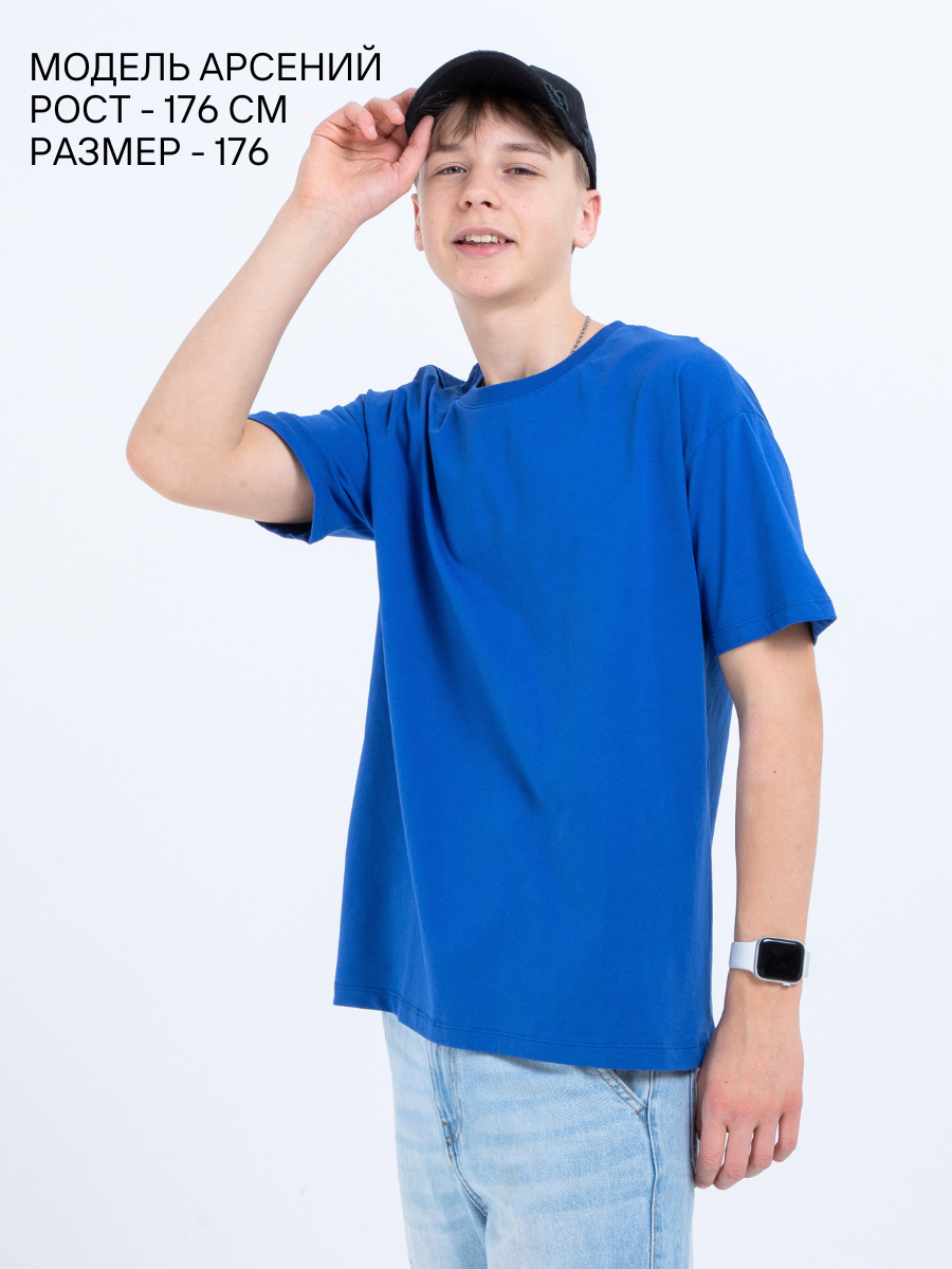 Футболка STELLA MODA 11601._электрик - фото 3