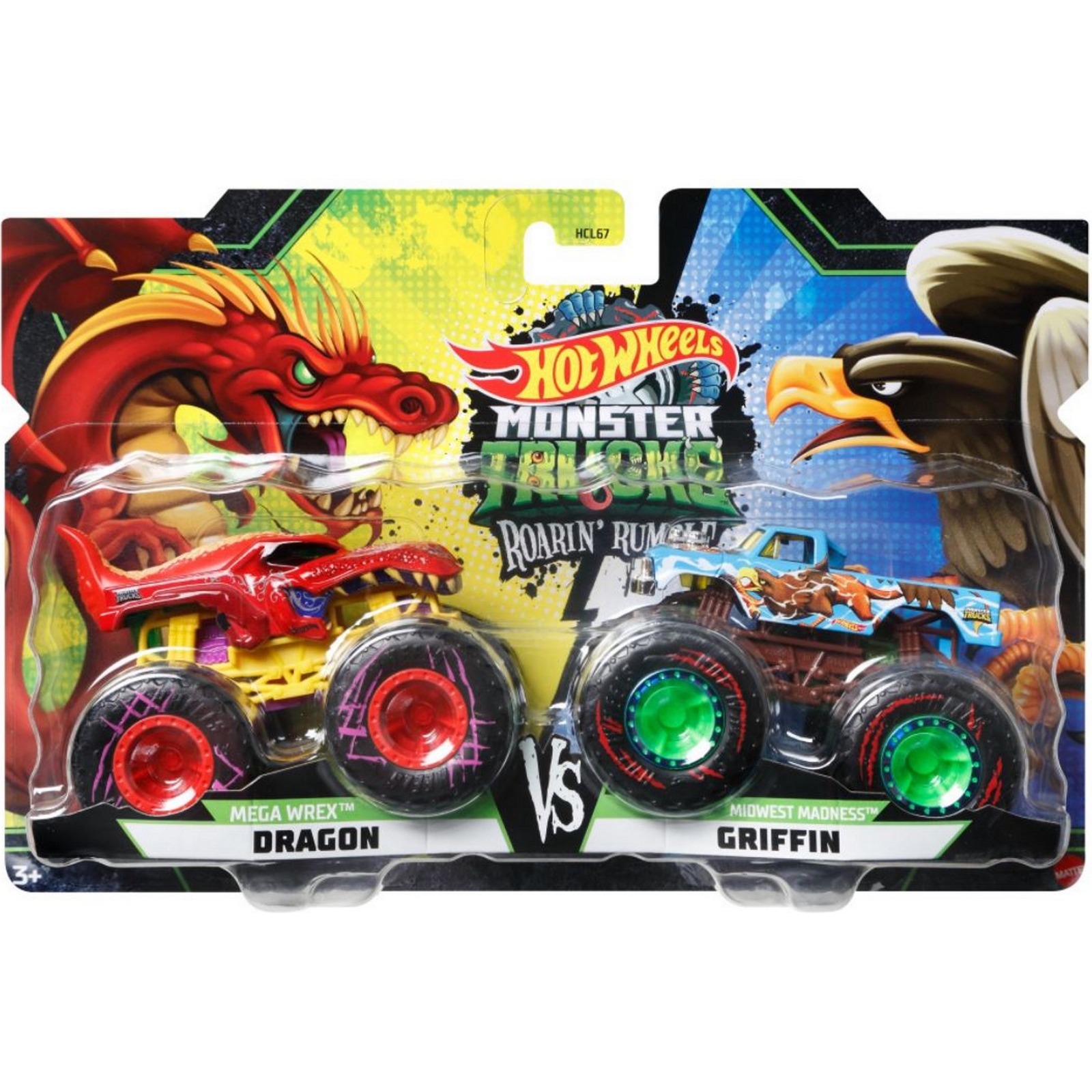 Набор машинок Hot Wheels Монстр-трак Драка банд 2шт в ассортименте HCL67 HCL67 - фото 21