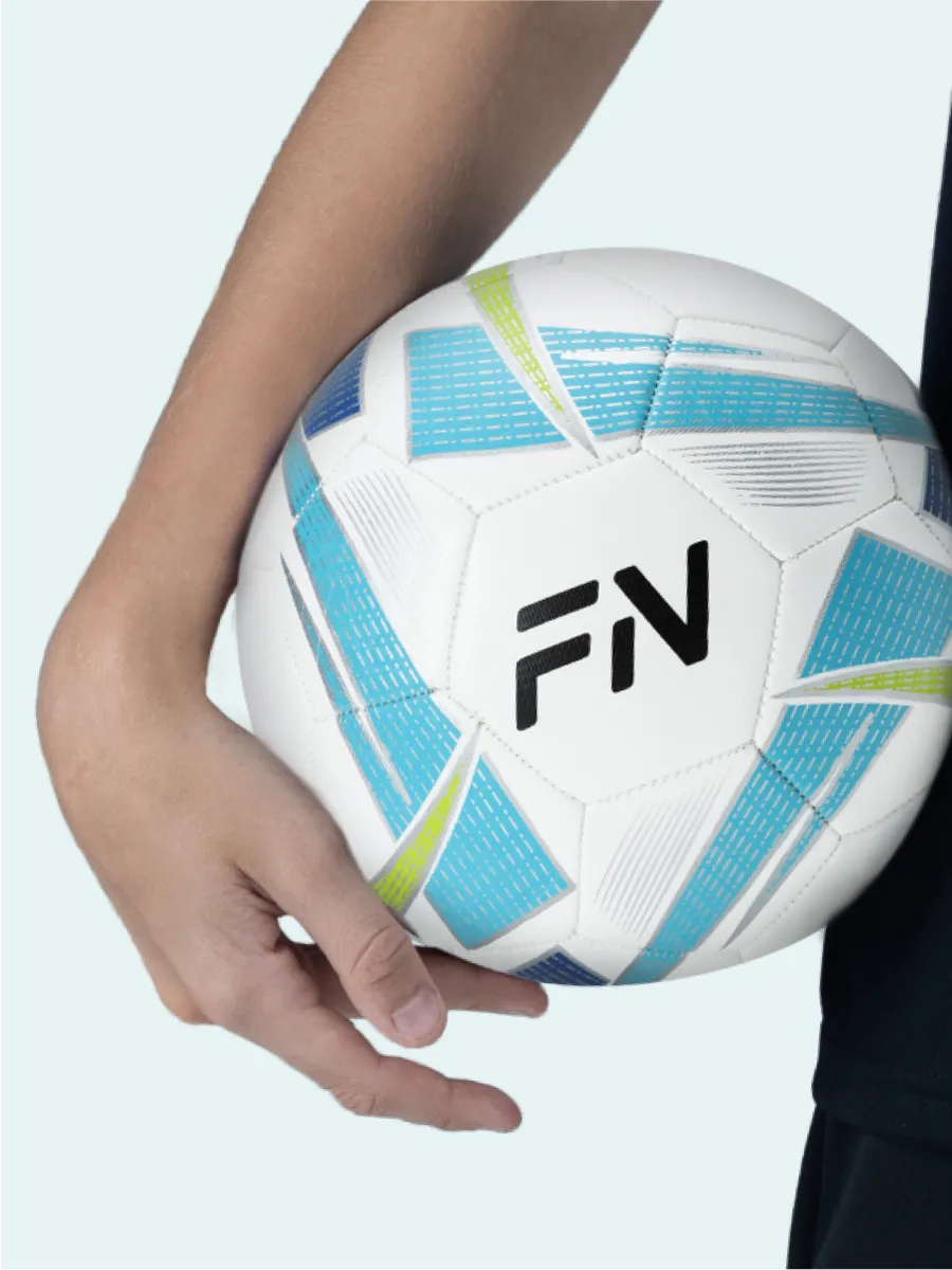 Спортивный мяч FN Spark White футбольный 20.7 см - фото 6