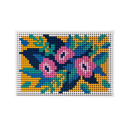 Конструктор LEGO Art Цветочный арт блочный
