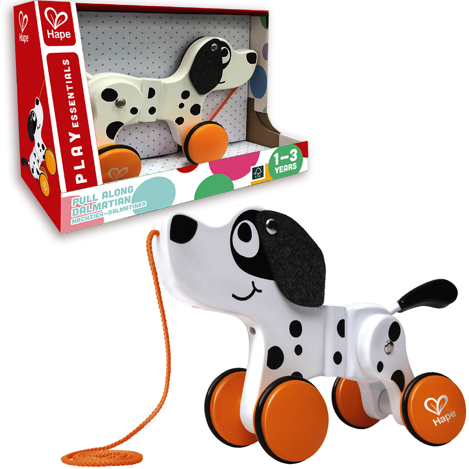 Игрушка Hape каталка Собачка - фото 5