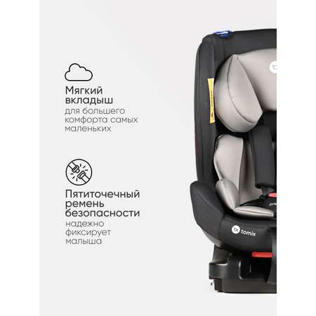 Автокресло Tomix Diamond Isofix Isofix 0+/1/2 (0-25 кг) черный