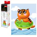 Алмазная мозаика Феникс + Кот на море