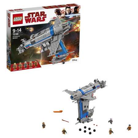 Конструктор LEGO Star Wars Бомбардировщик Сопротивления блочный