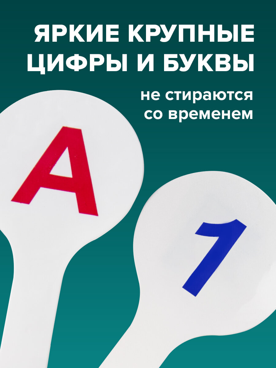 Касса-веер Пифагор Гласные Согласные Цифры - фото 6