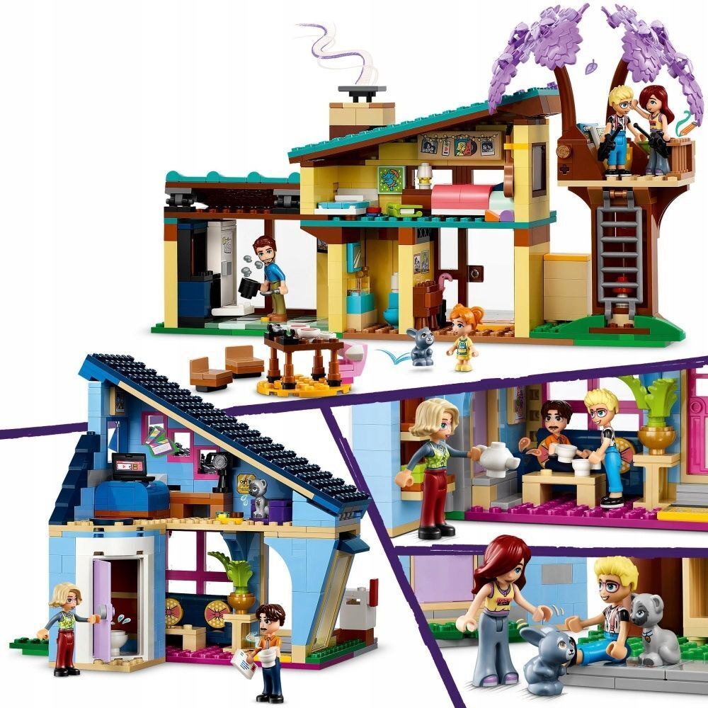 Конструктор LEGO Friends Семейные дома Олли и Пейсли 628 дет. - фото 4
