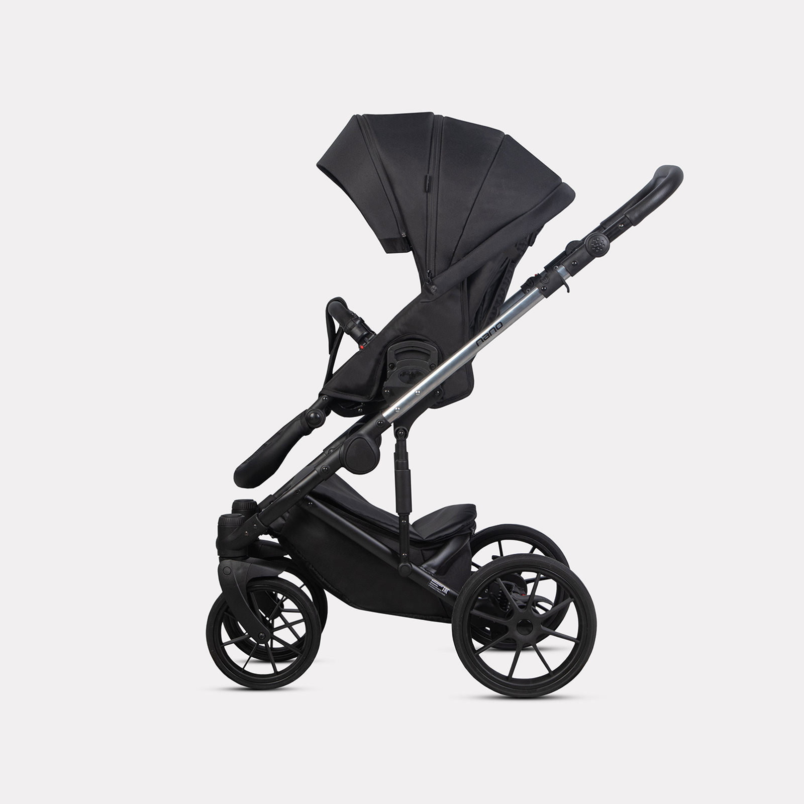 Коляска 2в1 Riko Nano Thermo черный - фото 5