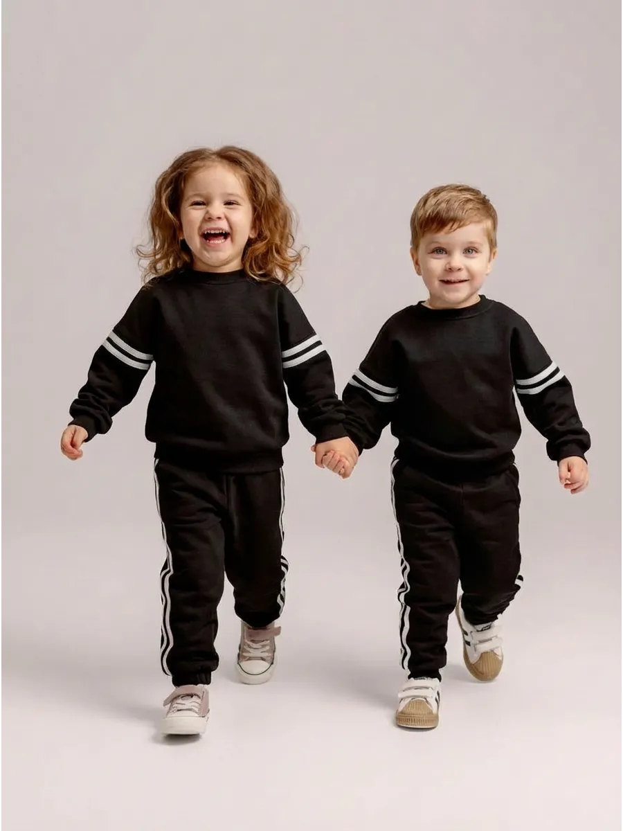 Спортивный костюм BabyDreams KS10/черный костюм для малыша - фото 2