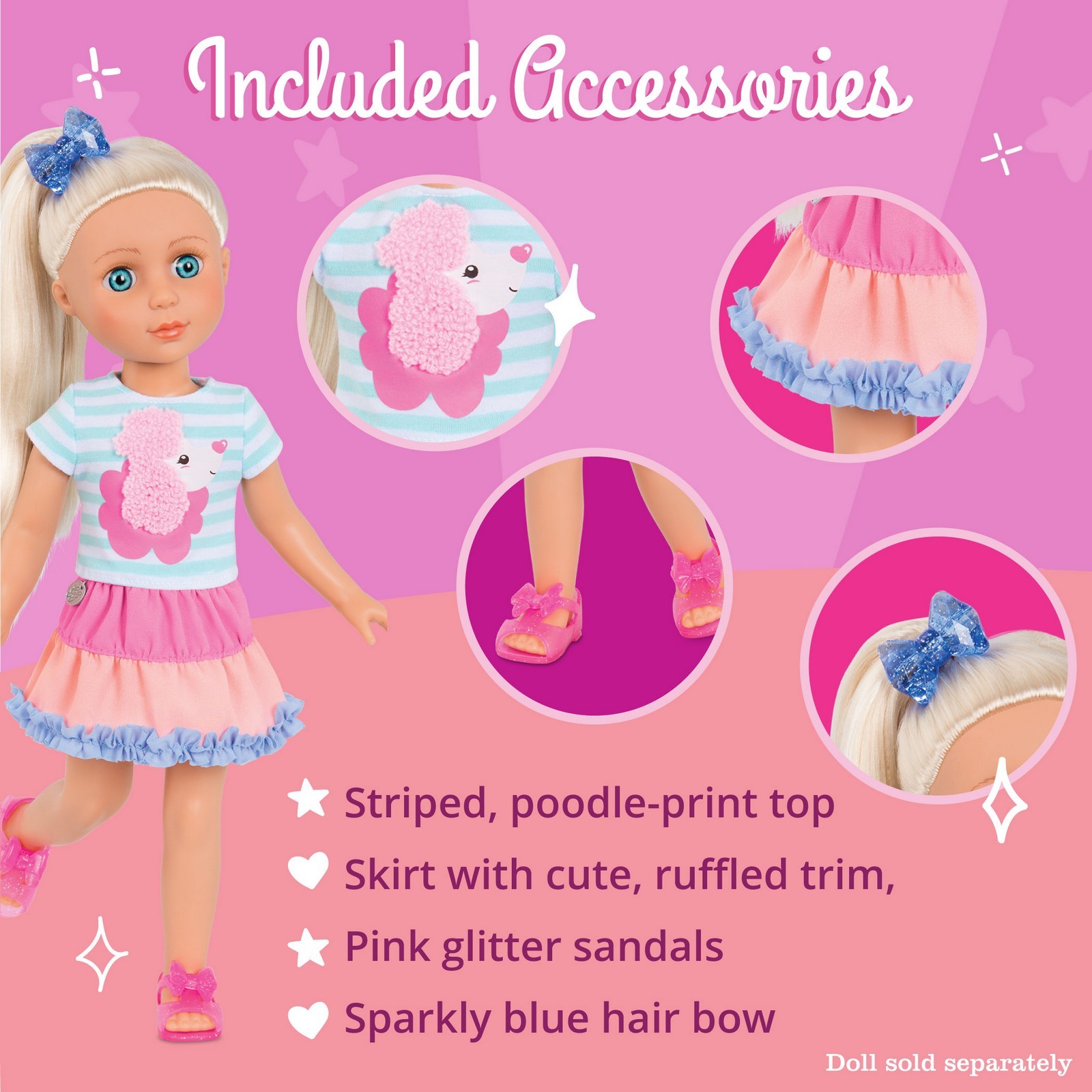 Одежда, обувь, аксессуар к одежде для кукол Glitter Girls GG50054 - фото 7