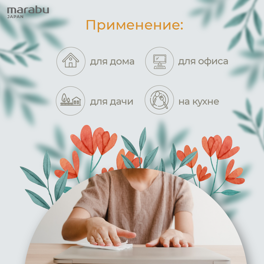 Бумажные салфетки MARABU Premium 3 упак. 220 шт. - фото 5