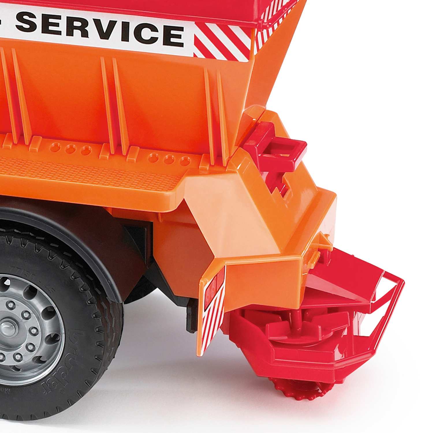 Грузовик Bruder Mercedes Снегоуборочная машина 1:16 02572 - фото 4