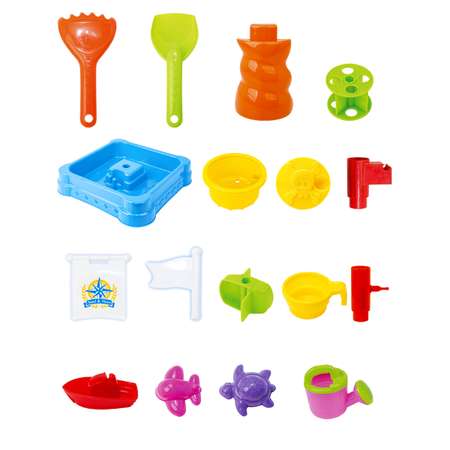 Стол для игр с песком и водой Hualian Toys Водяная мельница 40х40х59 см