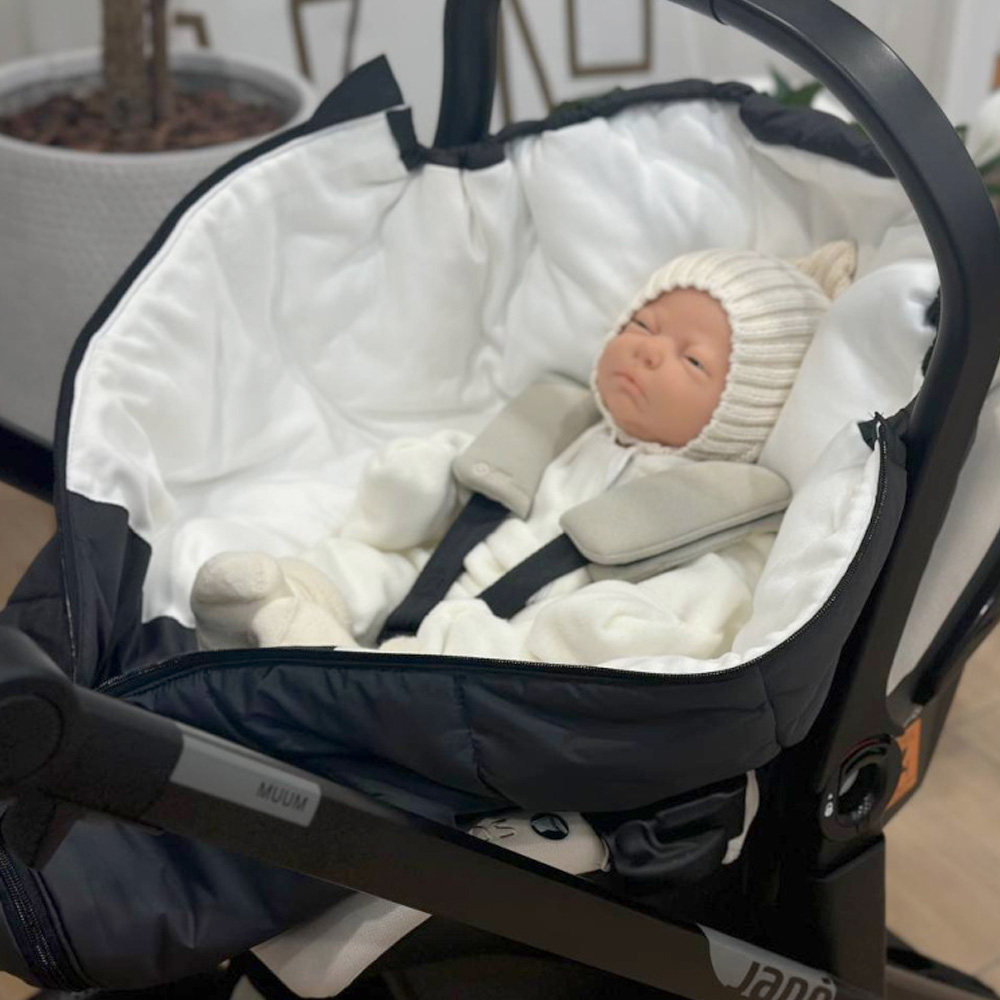 Конверт в коляску OLANT BABY Siberia Mini Трансформер черный - фото 5