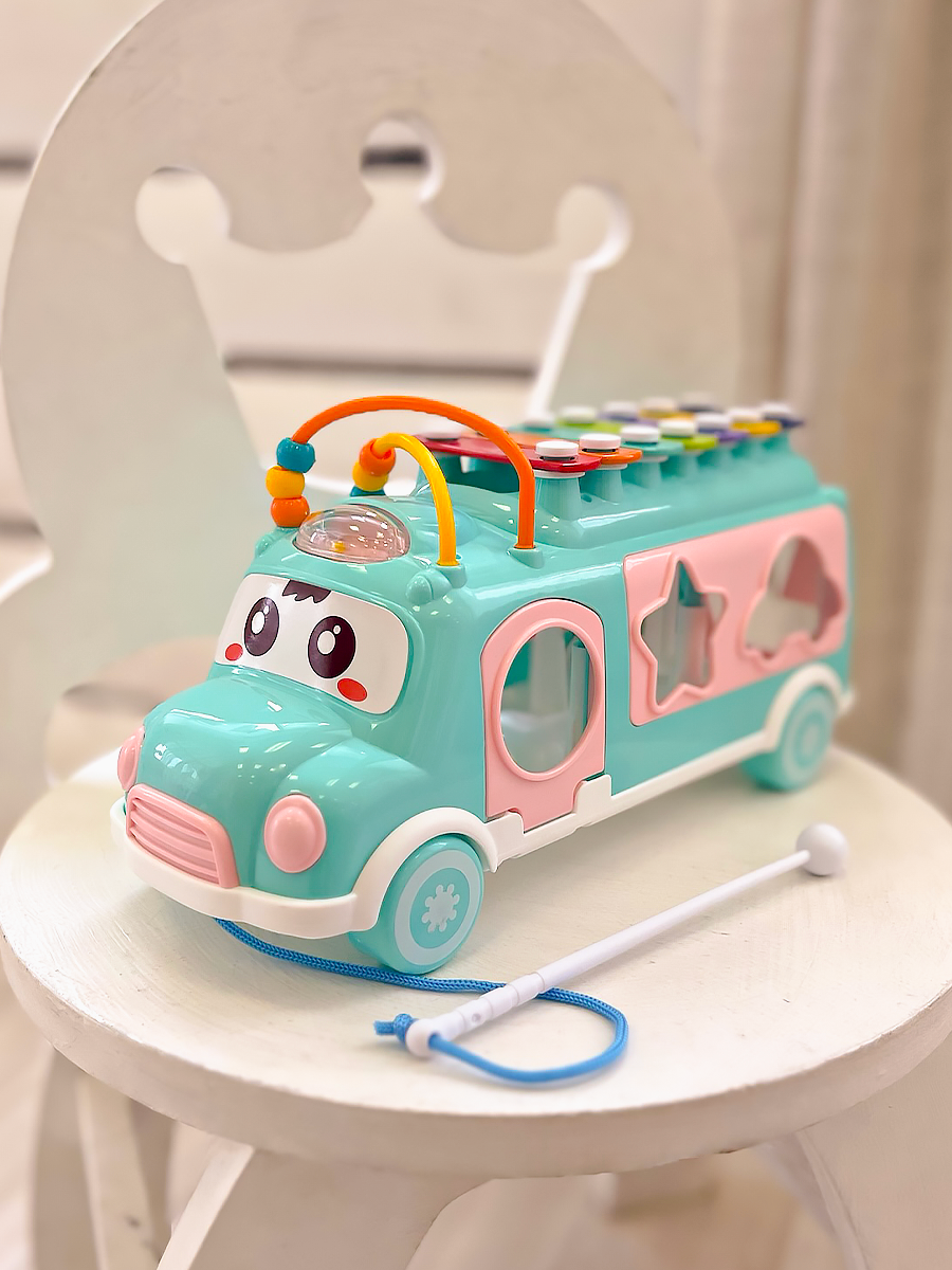 Игрушка SHARKTOYS сортер Автобус Ксилофон - фото 12