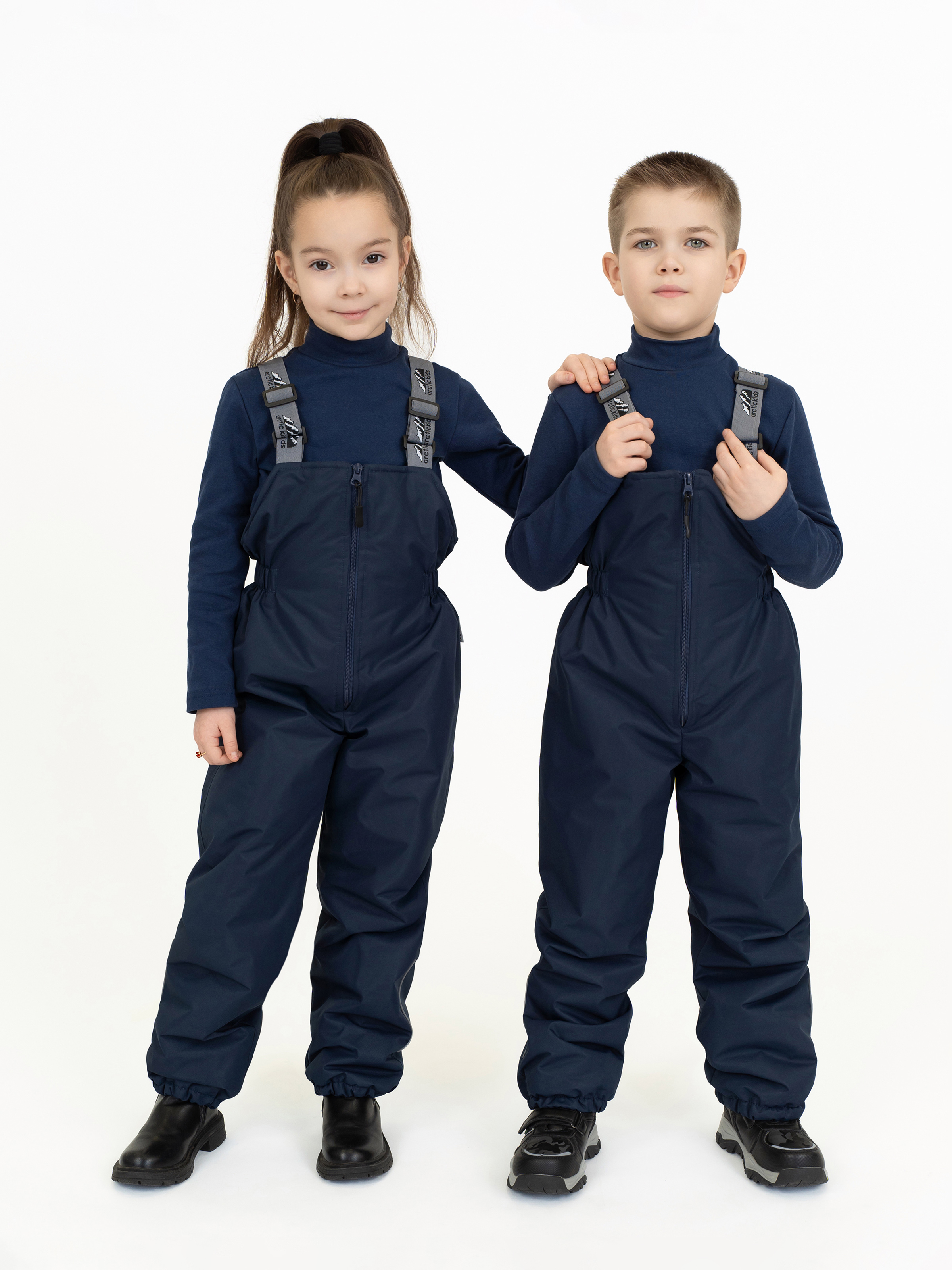 Полукомбинезон Arctic kids 60-008 синий - фото 5