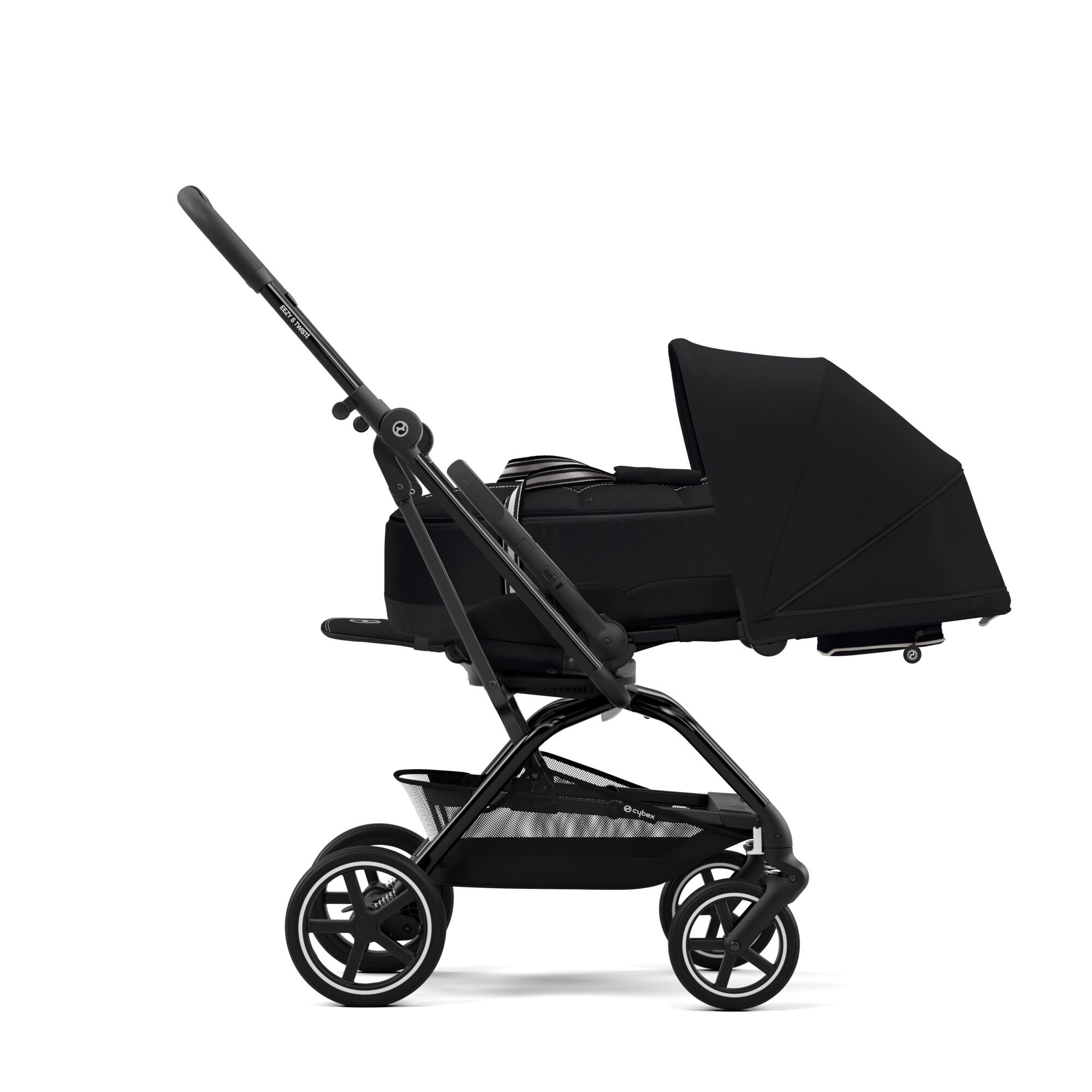 Коляска прогулочная Cybex Eezy S Twist Moon Black - фото 6