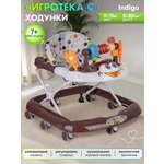Ходунки Indigo Игротека С коричневый