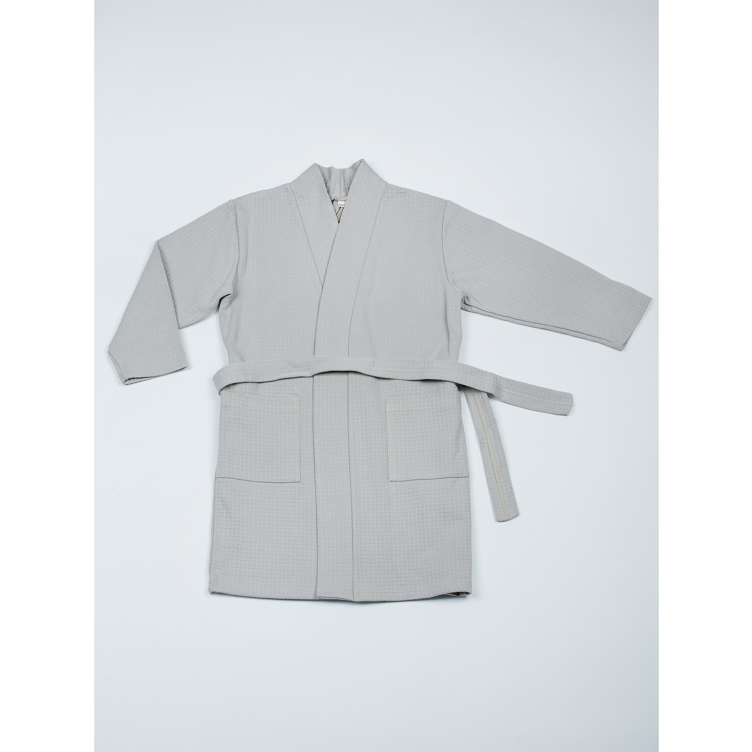 Халат KiMMi co К-1408913 св.серый - фото 12