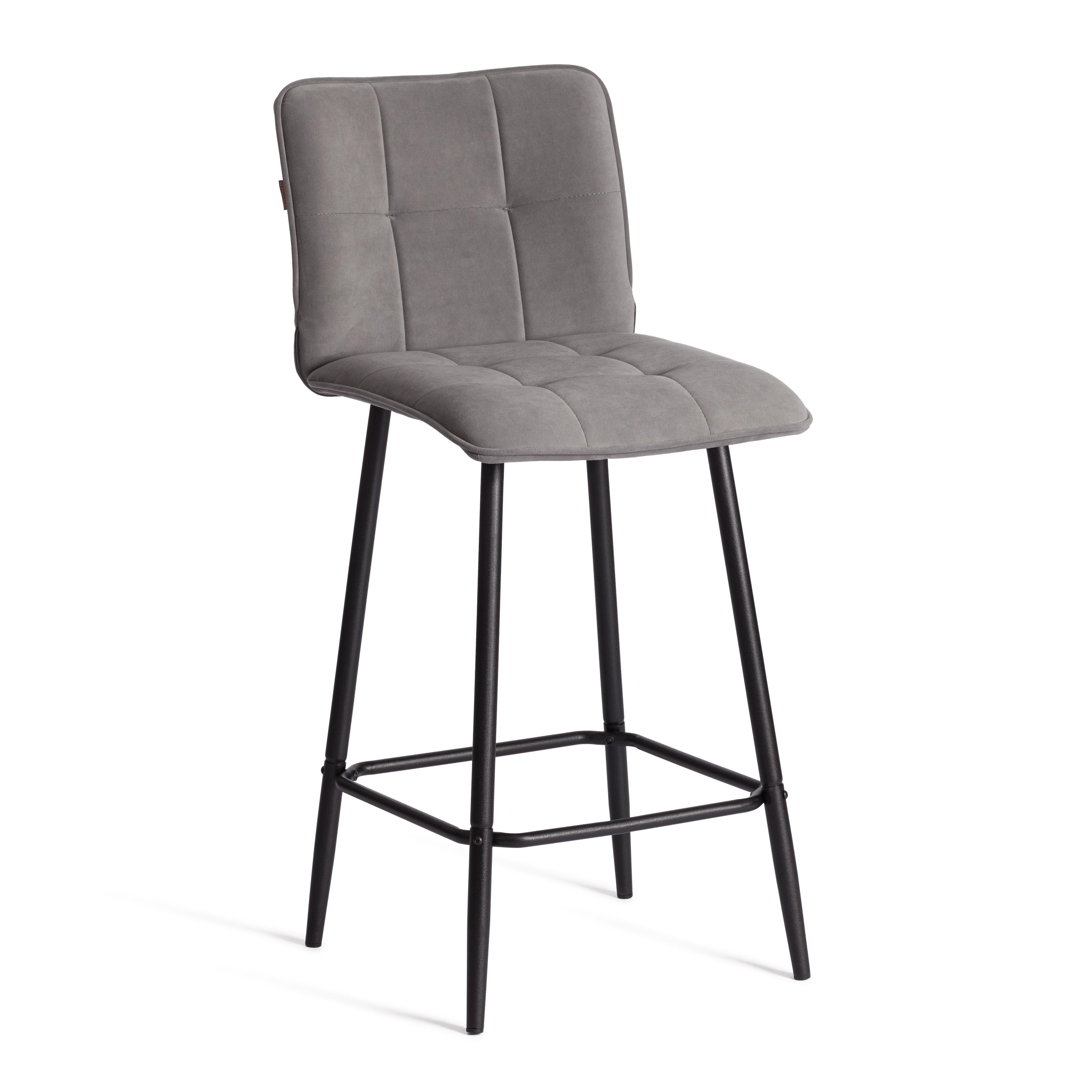 Стул TETCHAIR Bari велюр серый - фото 2