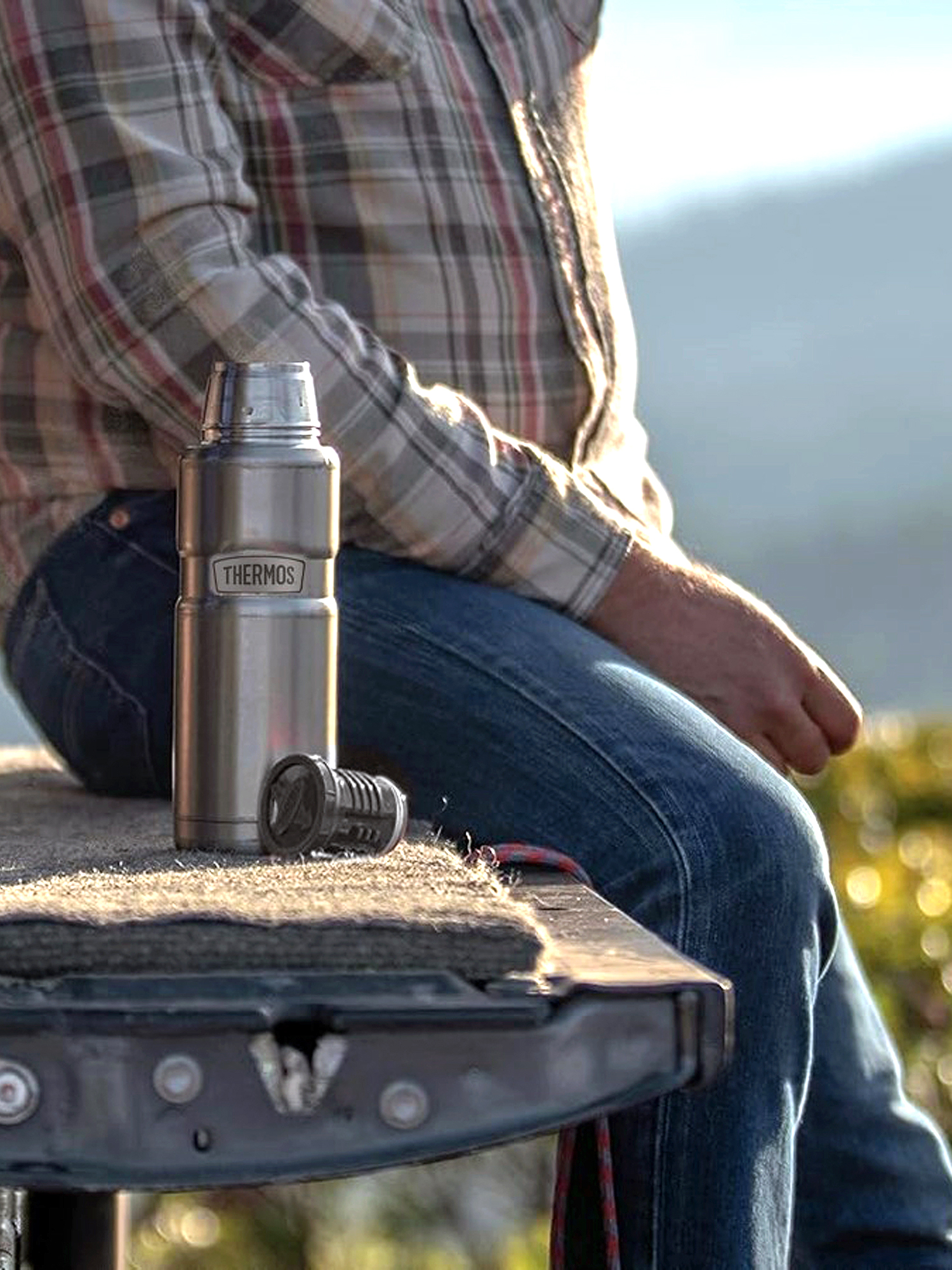 Термос для кофе чая 470 мл THERMOS KING-2000 стальной – нержавеющая сталь герметичный тепло/холод 12/24 часа - фото 12