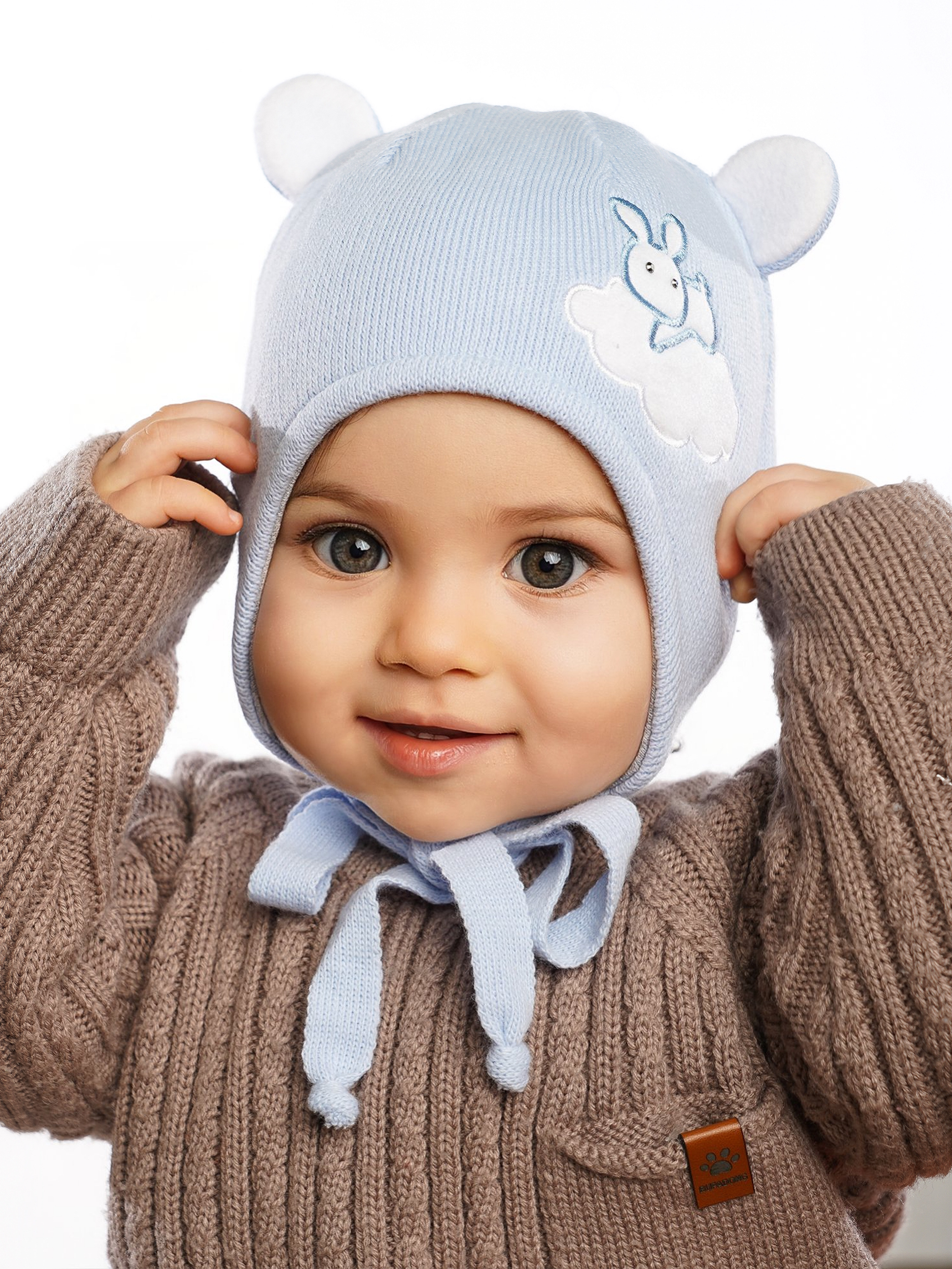 Шапка ПриКиндер D1-1927 Цвет: Голубой - фото 1