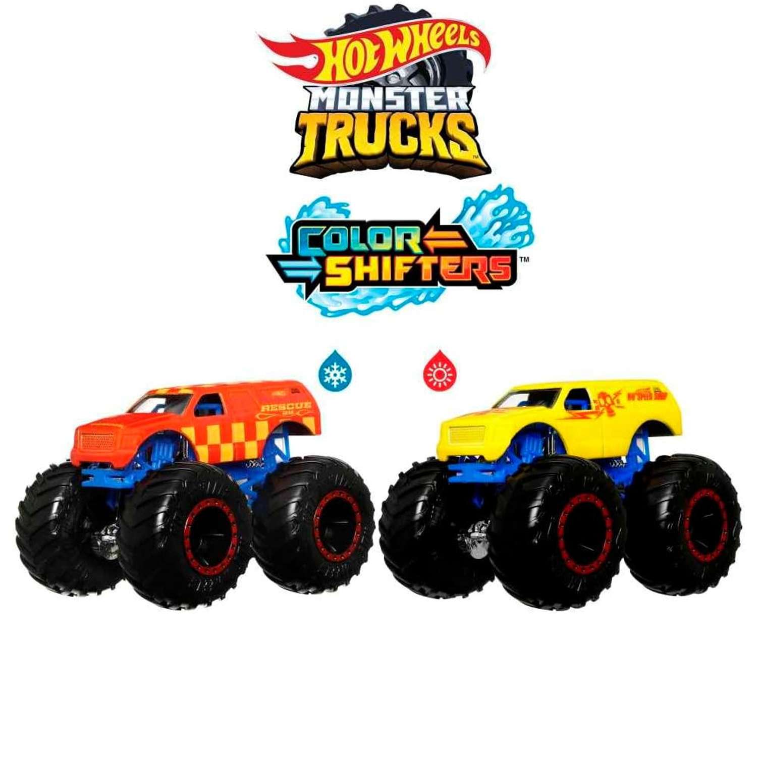 Монстр-трак Hot Wheels 1:64 многоцветный HGX06 - фото 3