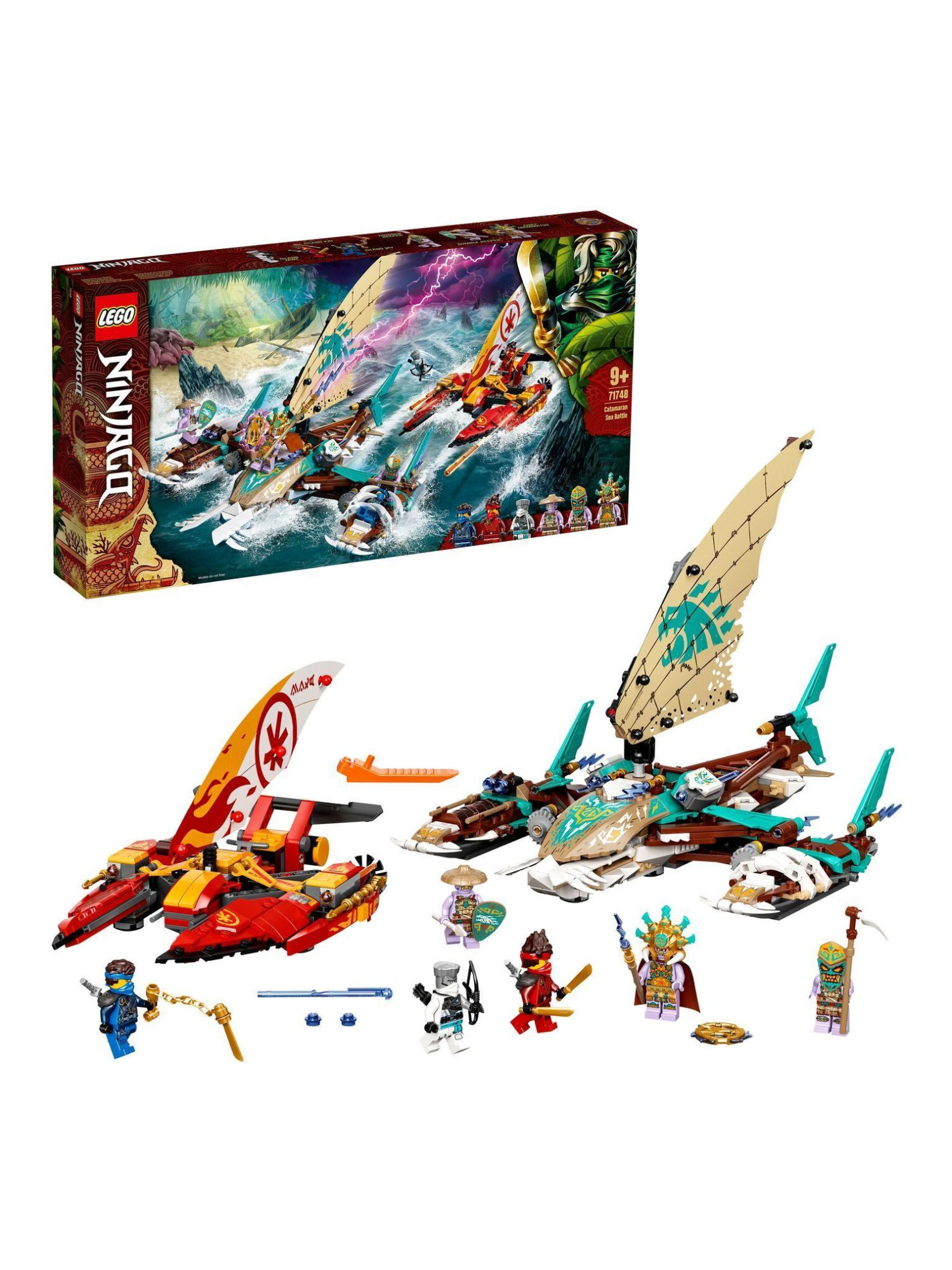 Конструктор LEGO NINJAGO Битва на катамаране 780 дет. - фото 2
