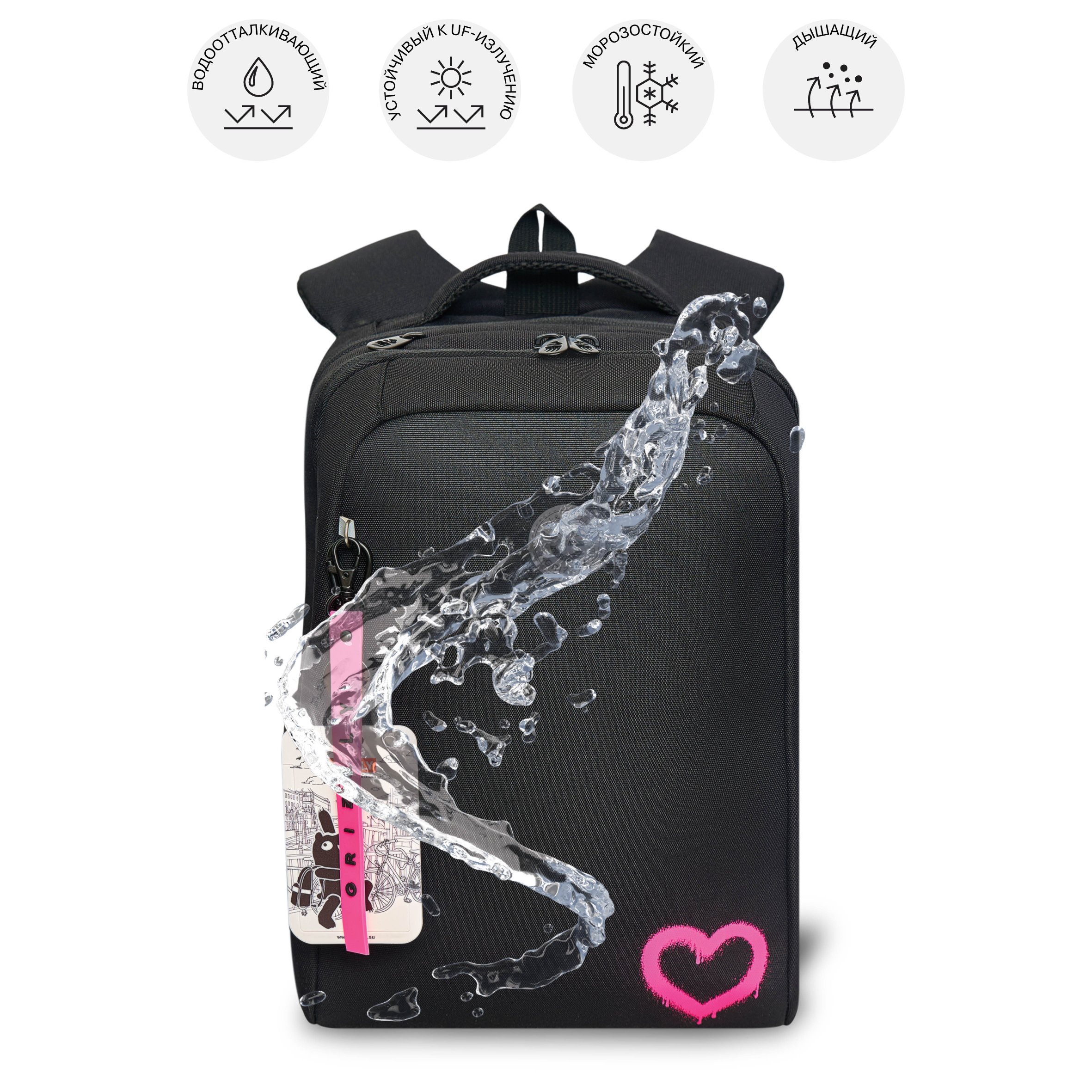 Рюкзак Grizzly для девочки - фото 9