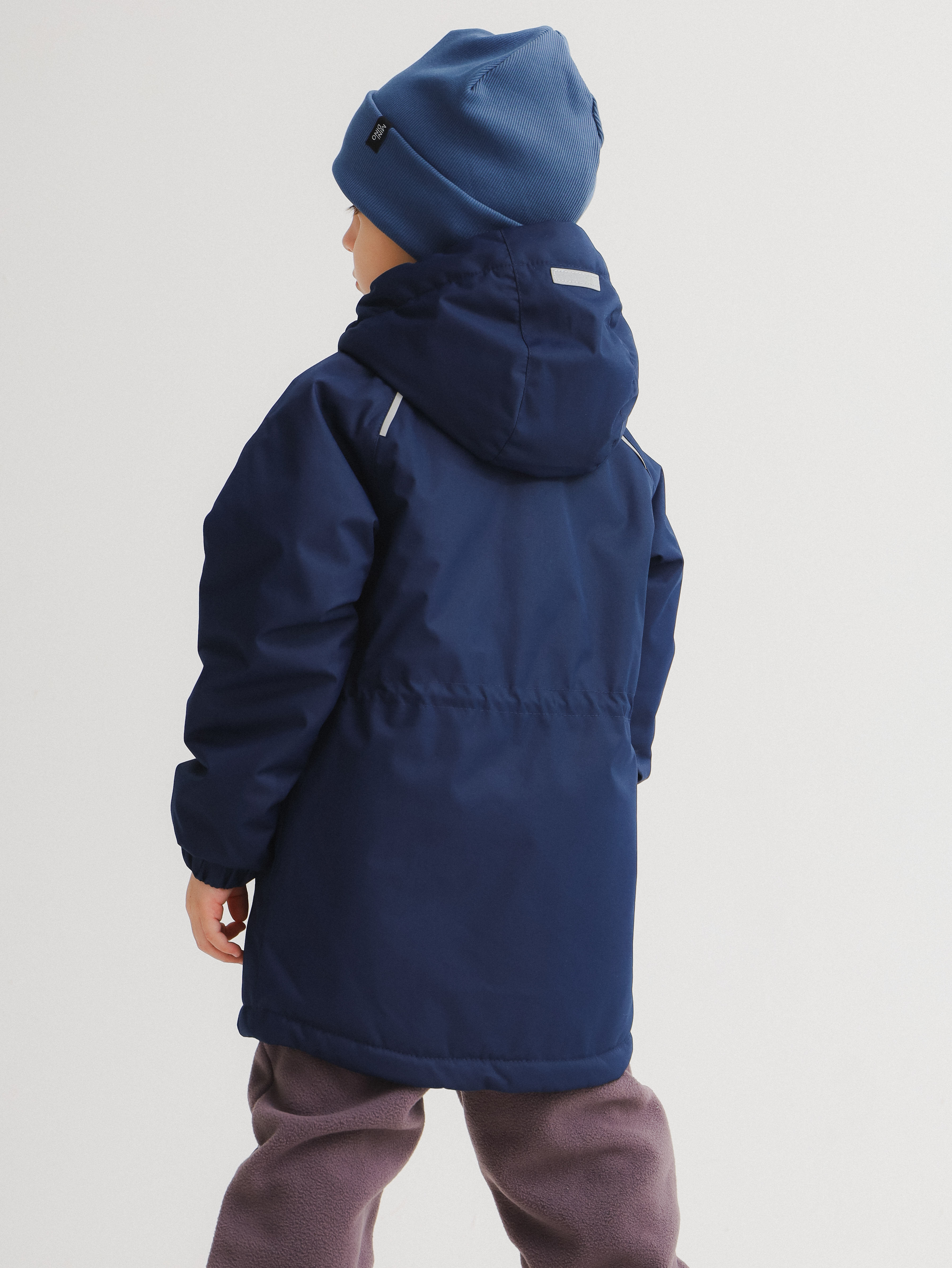 Куртка MINIDINO B-VO-Krt-107/0Куртка демисезонная Квест темно-синяя детская - фото 5