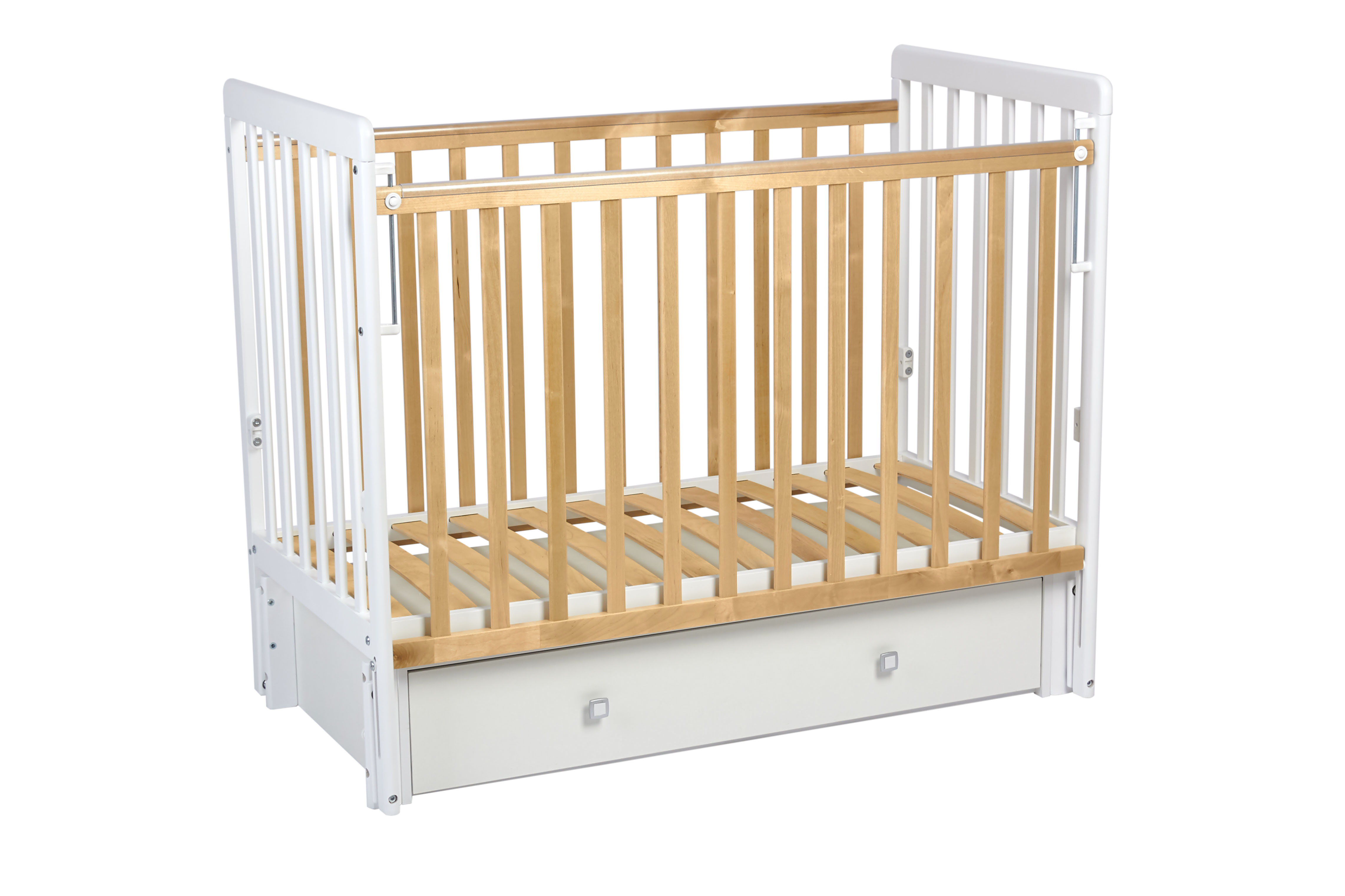 Детская кроватка Polini kids прямоугольная, универсальный маятник - фото 1