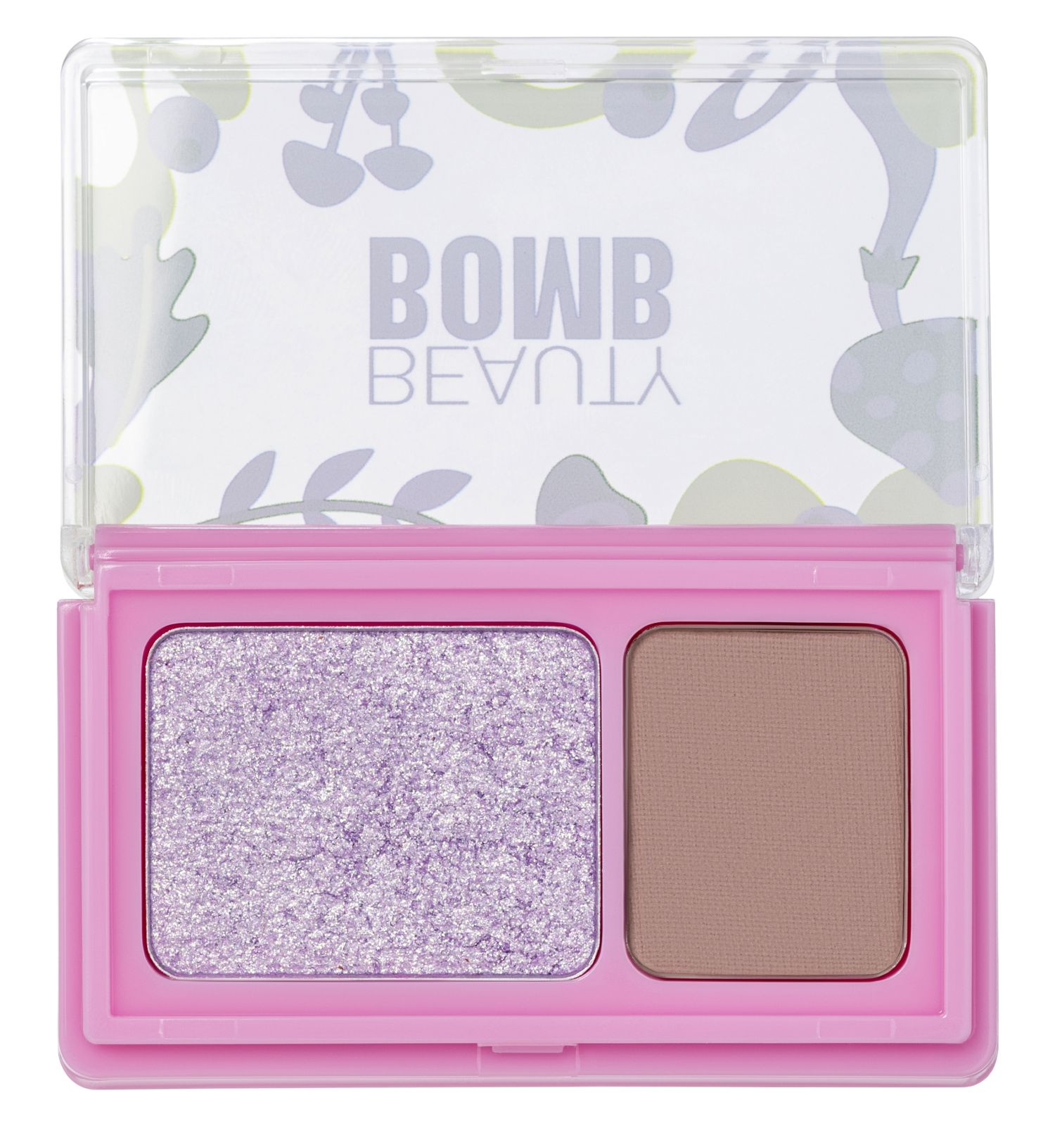 Палетка теней для век Beauty Bomb Double Eyeshadow Palette двойная 04 матовые и сияющие оттенки 3.4г - фото 8
