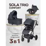 Коляска 3в1 Farfello Sola Trio Comfort черный