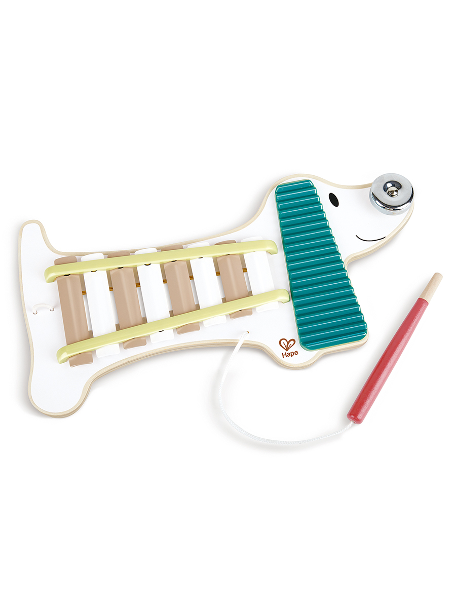 Игрушка музыкальная Hape Собачка ксилофон - фото 7
