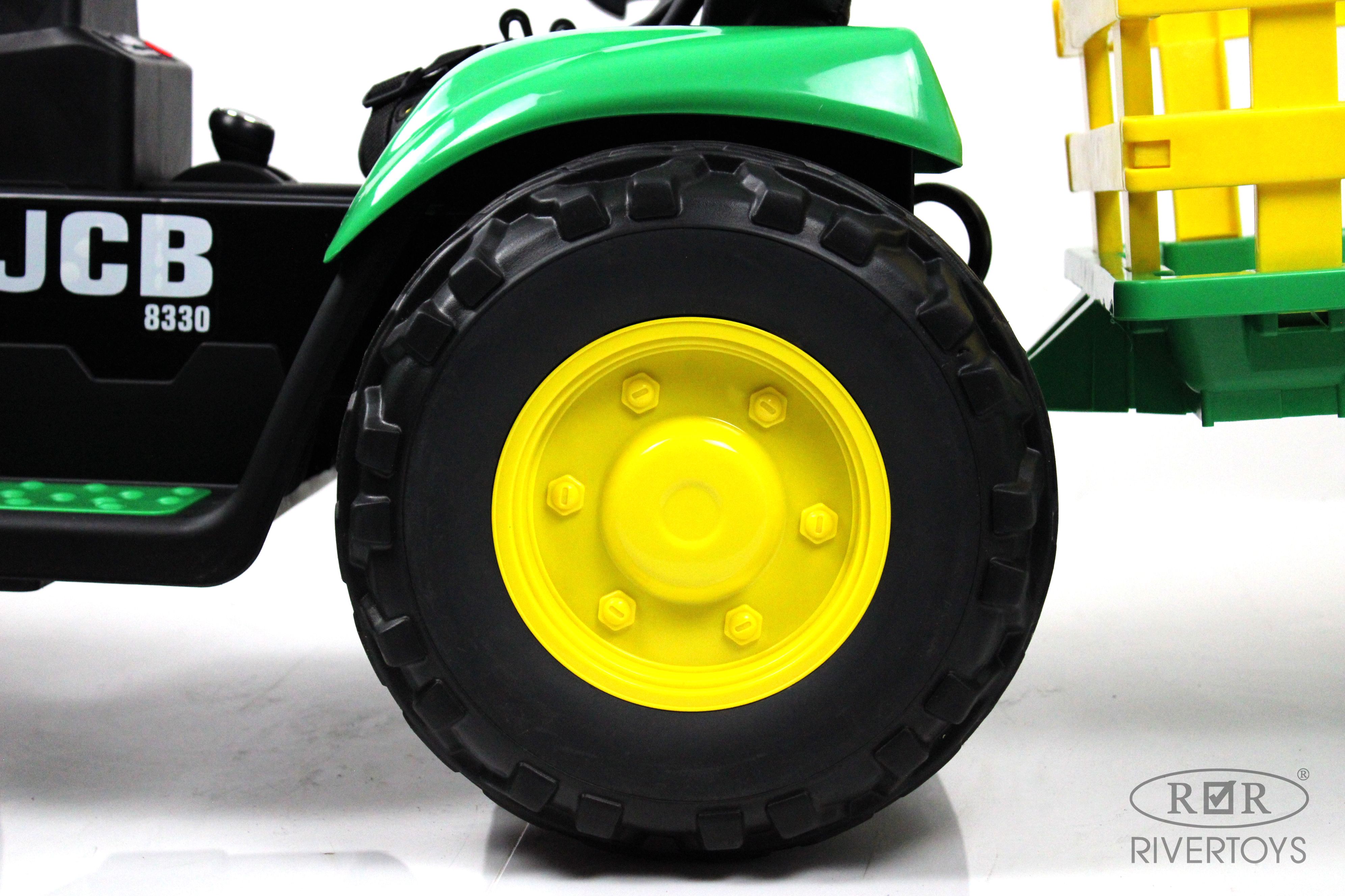 Электромобиль RIVERTOYS O555OO-GREEN С пультом ДУ - фото 14