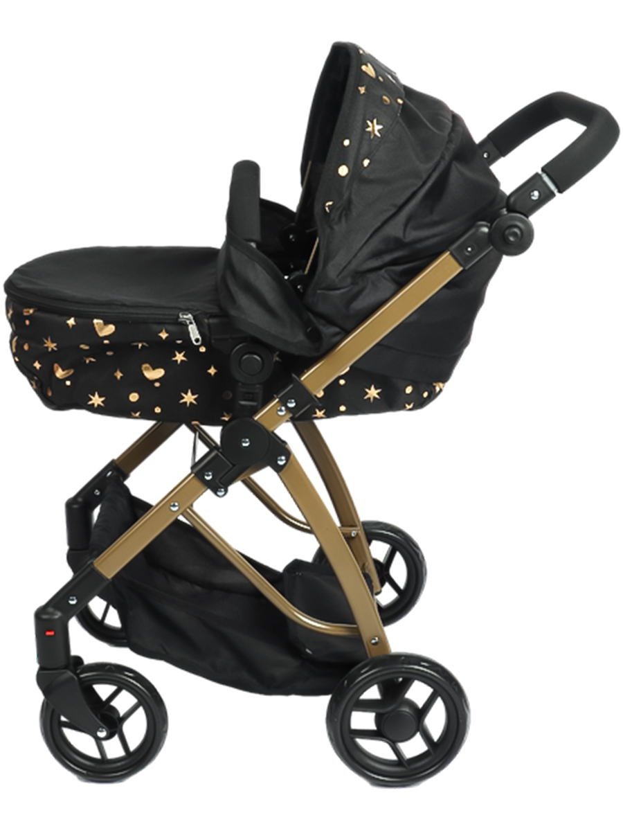 Коляска-люлька для кукол Рыжий кот 9643-GN - фото 4