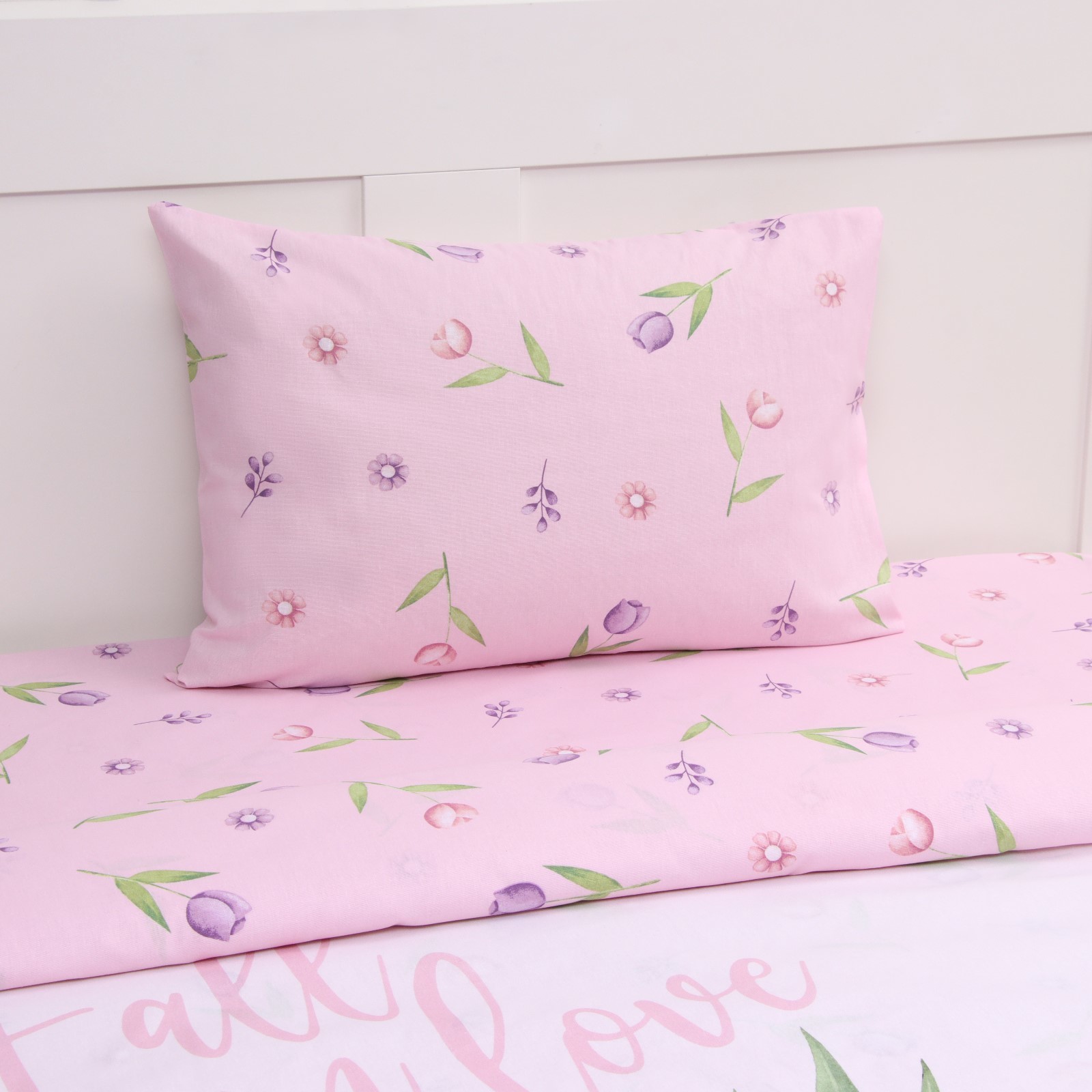 Комплект постельного белья Этель Fall in love полутораспальный 3 предм. - фото 2