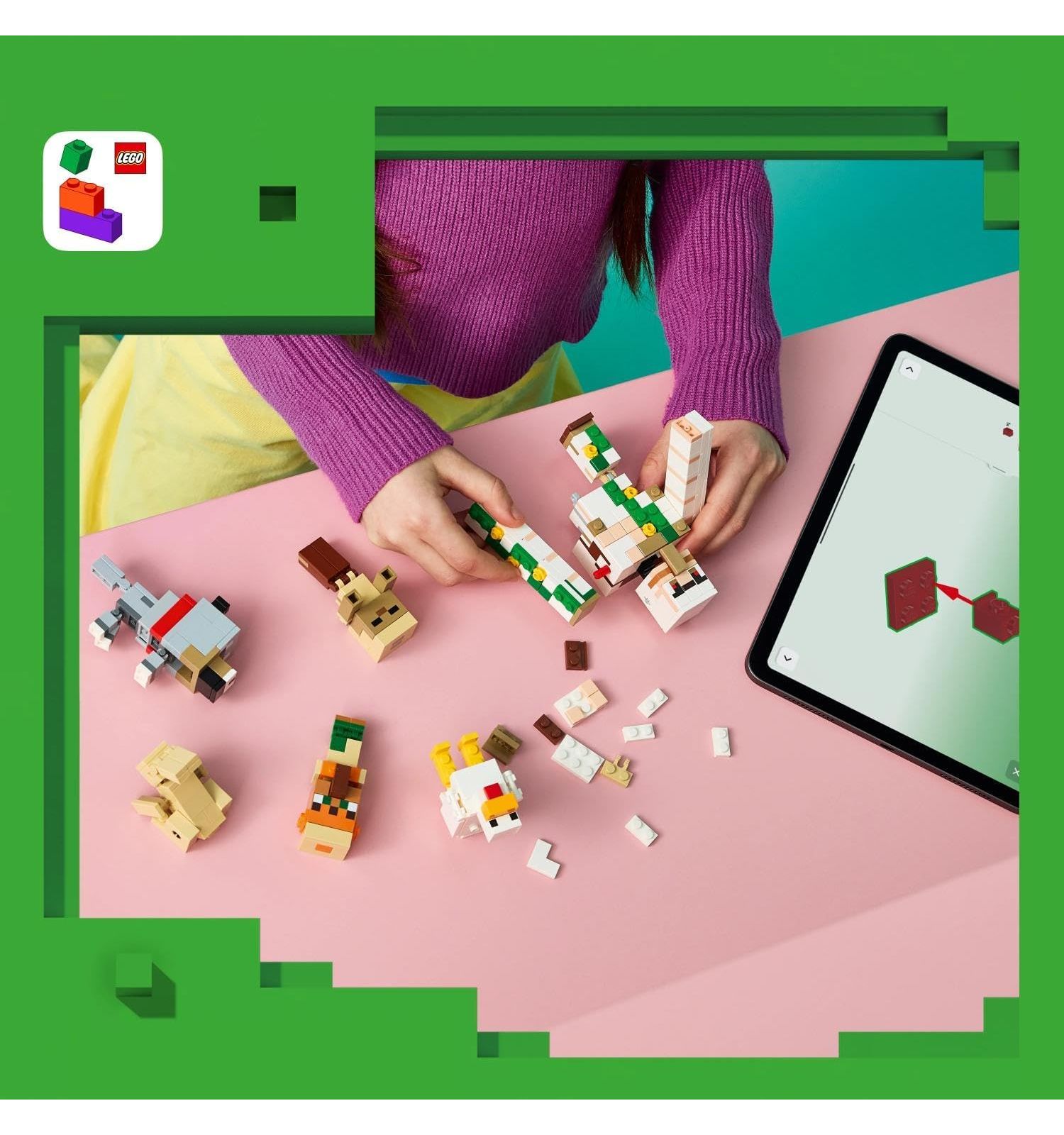 Конструктор LEGO Minecraft Куриный наездник 428 дет. - фото 13