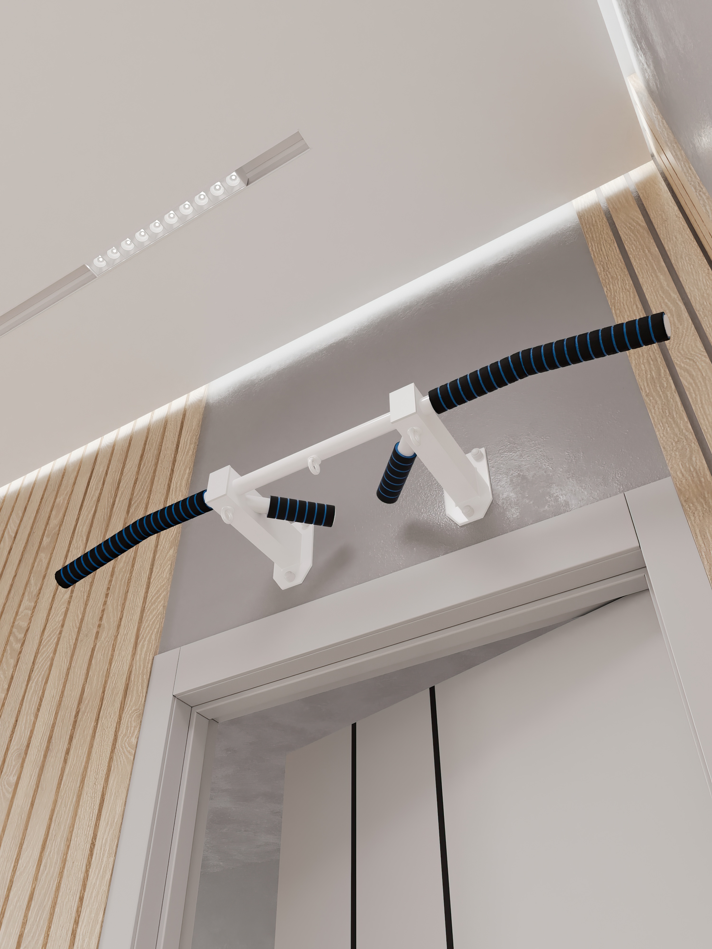 Турник наддверный "Буйвол" COMFORT - неопреновое покрытие - фото 9