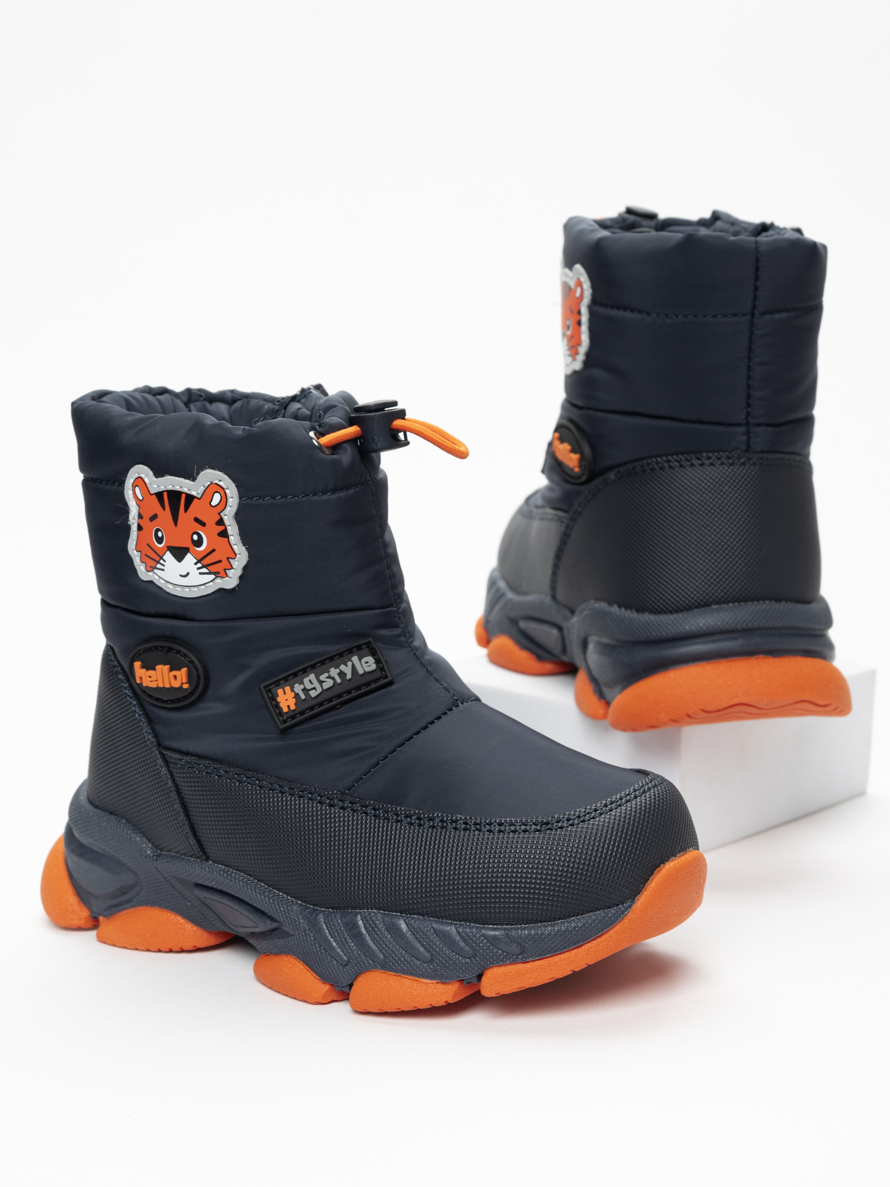 Дутики TikkaGo 6Y14_23001-2_navy-orange - фото 3