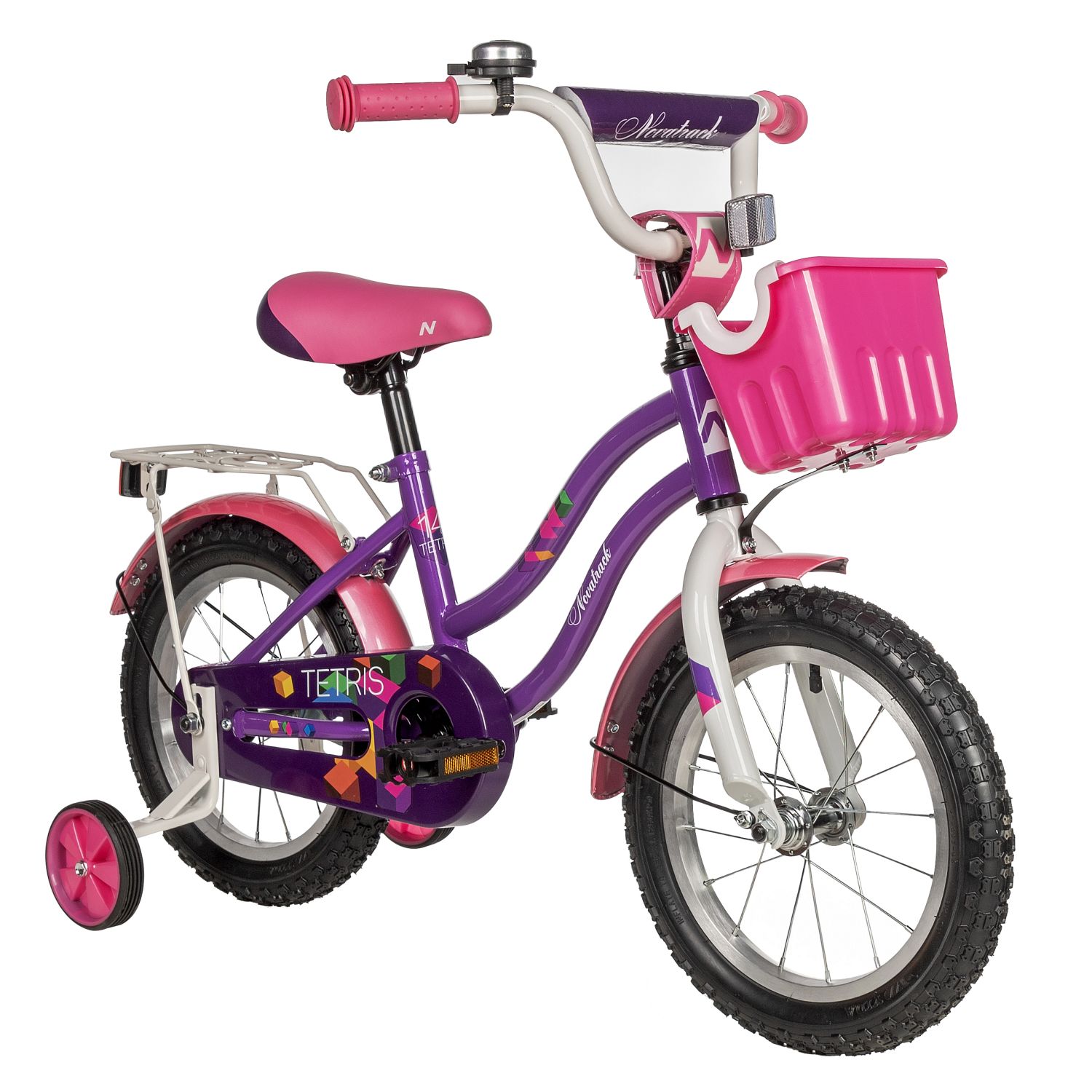 Двухколесный велосипед Novatrack 14 дюймов - фото 1