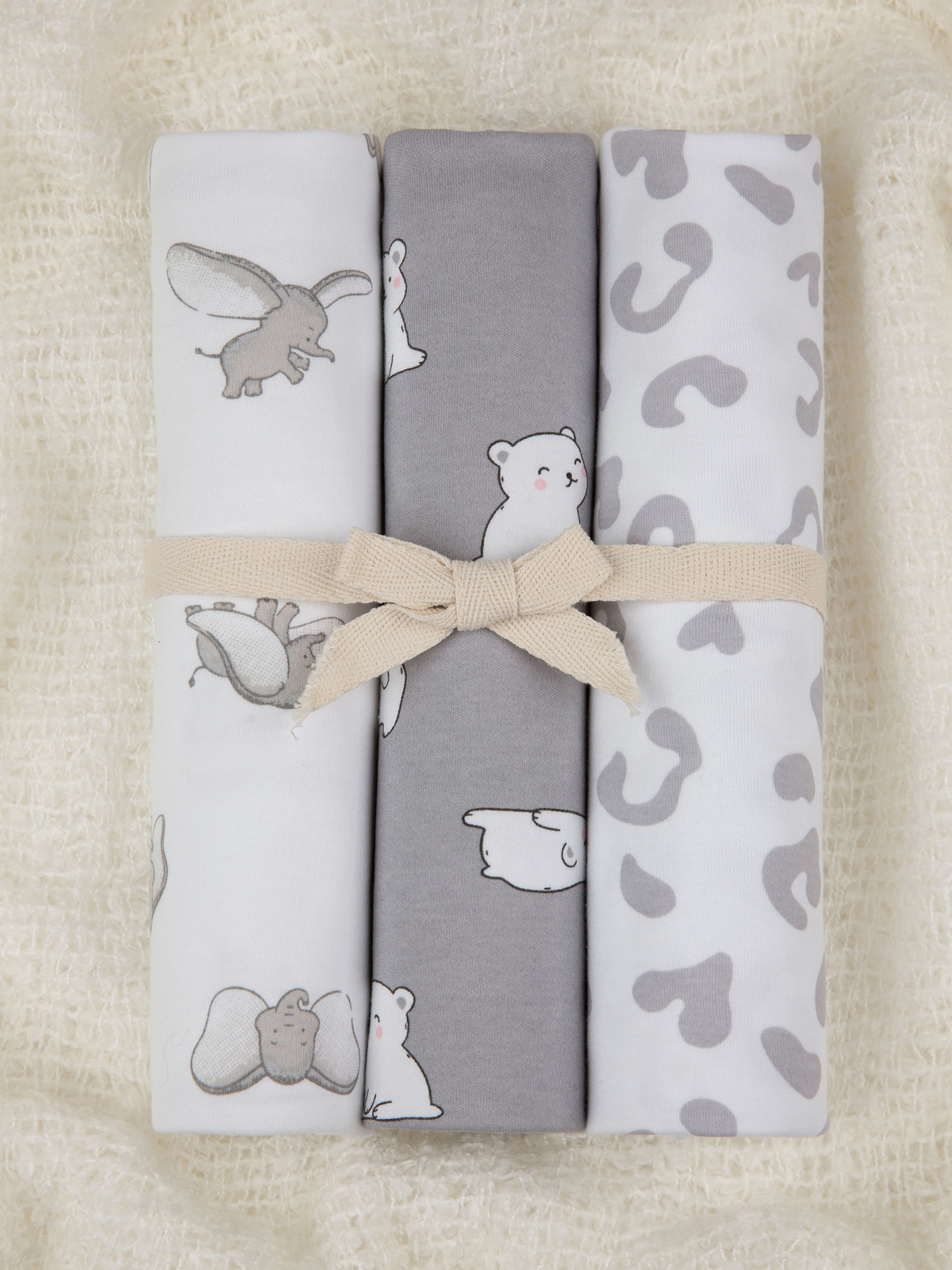 Пелёнка inlovery трикотаж 85х100 см 3 шт. - фото 6