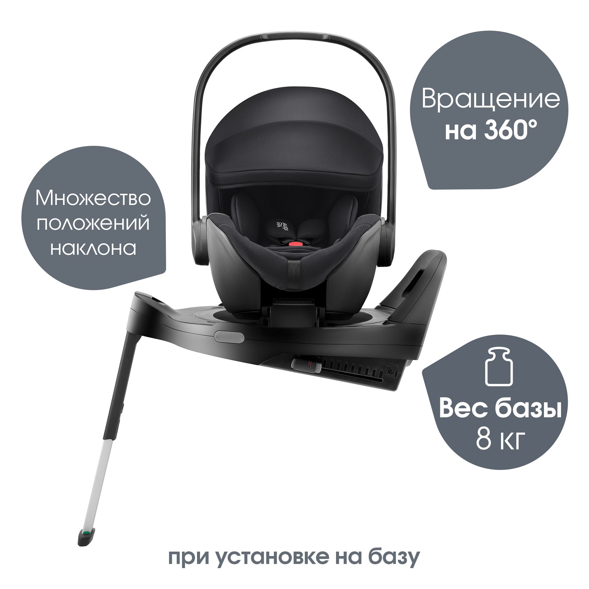 Автокресло Britax Roemer Baby-Safe Pro и Vario base Isofix 0+/1 (0-18 кг) - фото 9